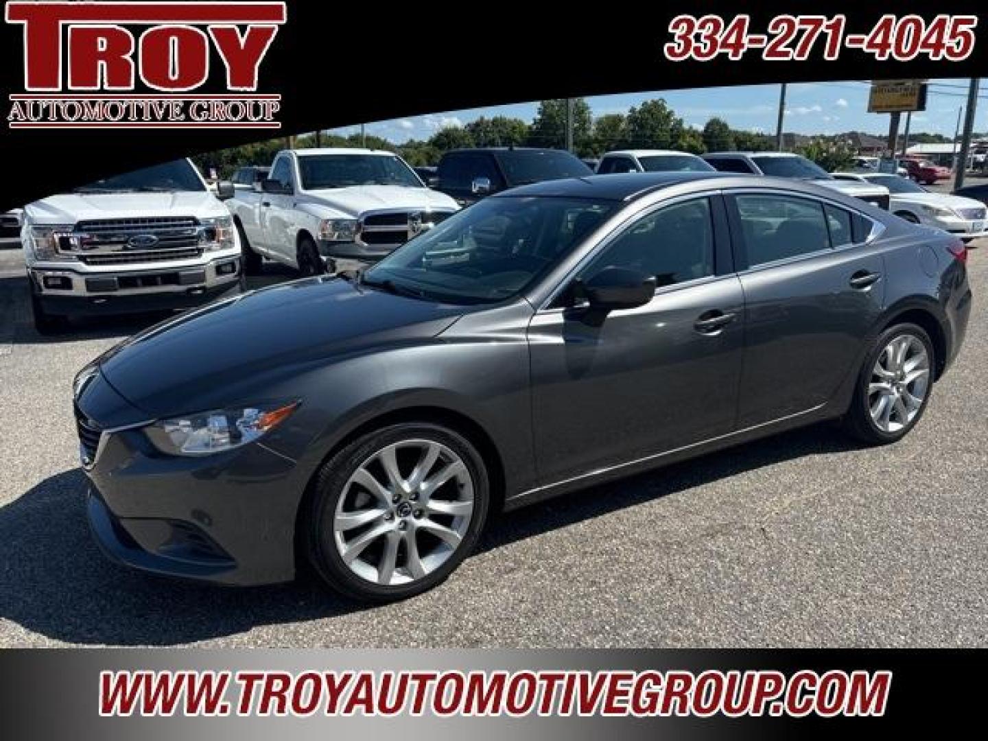 2017 Machine Gray Metallic /Black Mazda Mazda6 Sport (JM1GL1U52H1) with an SKYACTIV-G 2.5L I4 DOHC 16V engine, Automatic transmission, located at 6812 Atlanta Hwy, Montgomery, AL, 36117, (334) 271-4045, 32.382118, -86.178673 - 1-Owner!!<br>2-Keys!! - Photo#3