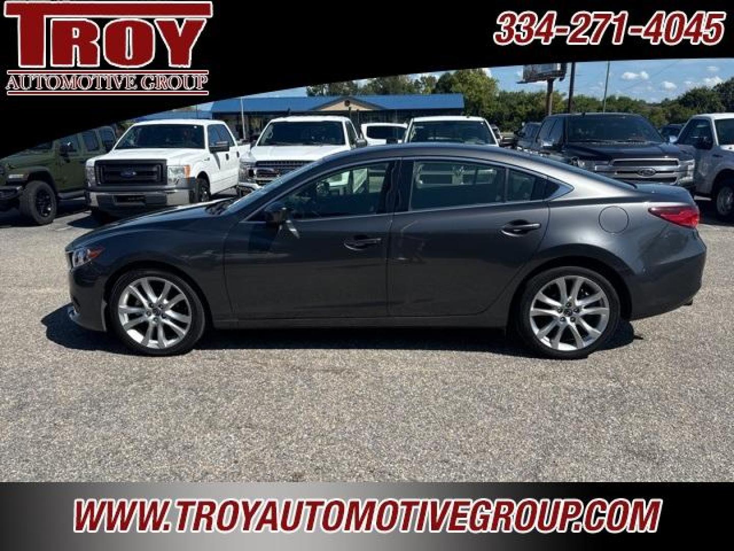 2017 Machine Gray Metallic /Black Mazda Mazda6 Sport (JM1GL1U52H1) with an SKYACTIV-G 2.5L I4 DOHC 16V engine, Automatic transmission, located at 6812 Atlanta Hwy, Montgomery, AL, 36117, (334) 271-4045, 32.382118, -86.178673 - 1-Owner!!<br>2-Keys!! - Photo#17