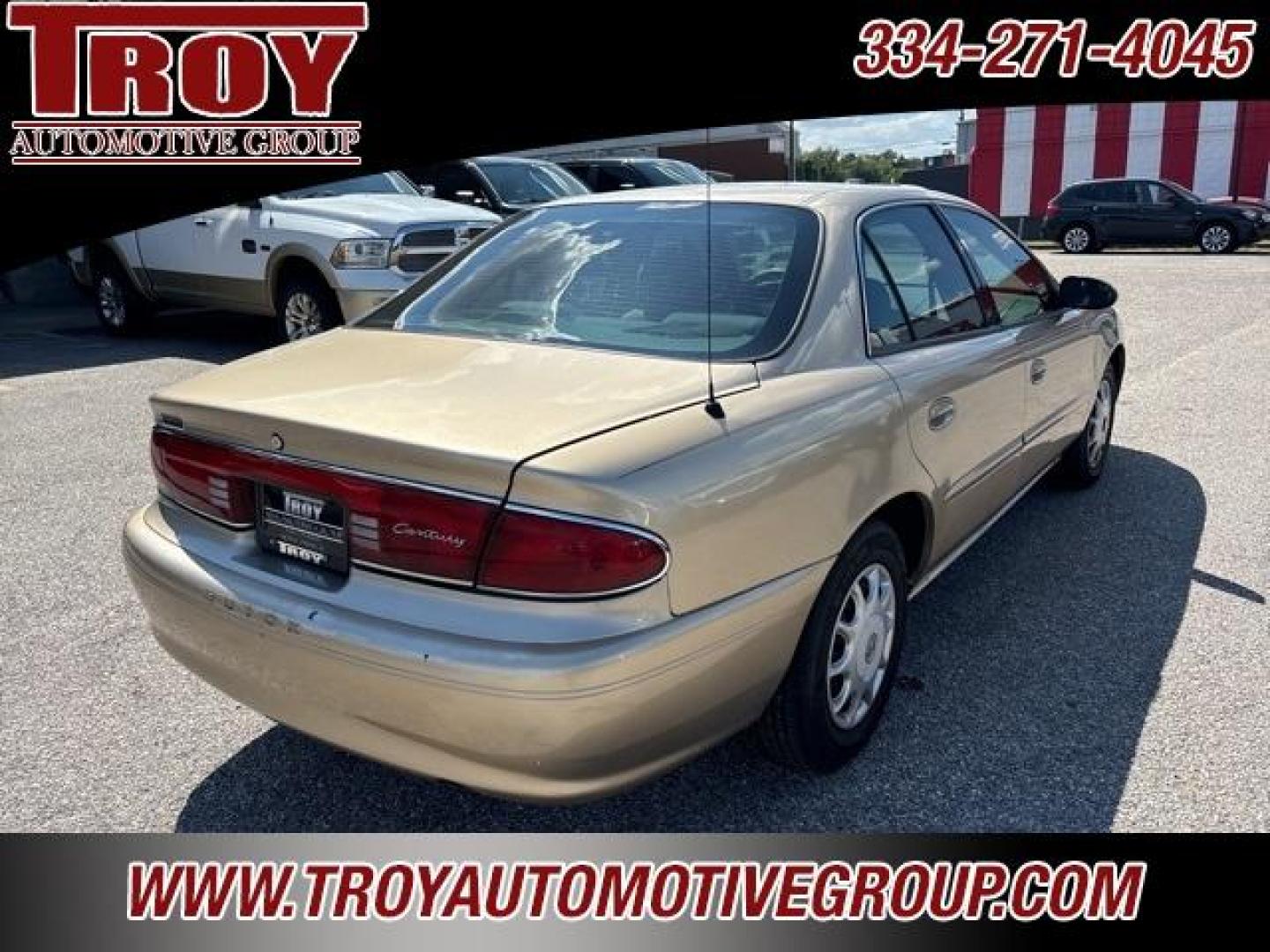 2005 Cashmere Metallic /Taupe Buick Century Base (2G4WS52J351) with an 3.1L V6 SFI engine, Automatic transmission, located at 6812 Atlanta Hwy, Montgomery, AL, 36117, (334) 271-4045, 32.382118, -86.178673 - Cashmere Metallic 2005 Buick Century FWD 3.1L V6 SFI 4-Speed Automatic with Overdrive<br><br>Financing Available---Top Value for Trades.<br><br>20/30 City/Highway MPG - Photo#11