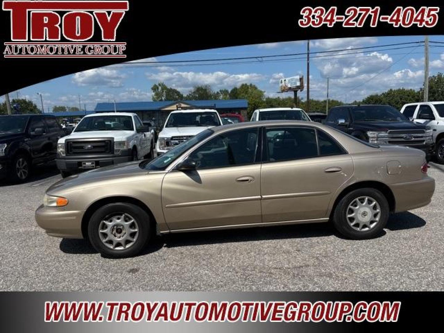 2005 Cashmere Metallic /Taupe Buick Century Base (2G4WS52J351) with an 3.1L V6 SFI engine, Automatic transmission, located at 6812 Atlanta Hwy, Montgomery, AL, 36117, (334) 271-4045, 32.382118, -86.178673 - Cashmere Metallic 2005 Buick Century FWD 3.1L V6 SFI 4-Speed Automatic with Overdrive<br><br>Financing Available---Top Value for Trades.<br><br>20/30 City/Highway MPG - Photo#1