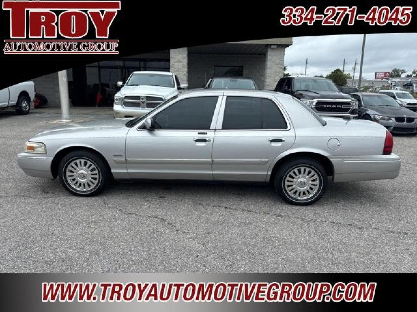 2006 Silver Birch Clearcoat Metallic /Charcoal Black Mercury Grand Marquis LS (2MEFM75W56X) with an 4.6L 8-Cylinder SFI Flex Fuel SOHC engine, Automatic transmission, located at 6812 Atlanta Hwy, Montgomery, AL, 36117, (334) 271-4045, 32.382118, -86.178673 - Recent Arrival!<br><br>Silver Birch Clearcoat Metallic 2006 Mercury Grand Marquis LS RWD 4.6L 8-Cylinder SFI Flex Fuel SOHC 4-Speed Automatic with Overdrive<br><br>Financing Available---Top Value for Trades. - Photo#0