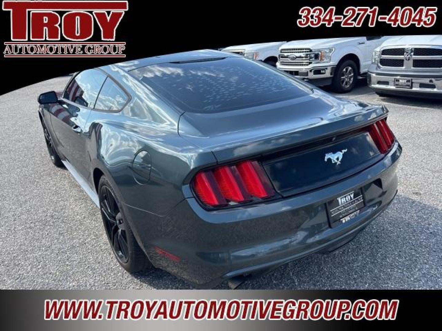 2016 Magnetic Metallic /Ebony Ford Mustang EcoBoost (1FA6P8TH2G5) with an EcoBoost 2.3L I4 GTDi DOHC Turbocharged VCT engine, located at 6812 Atlanta Hwy, Montgomery, AL, 36117, (334) 271-4045, 32.382118, -86.178673 - Recent Arrival!<br><br>Magnetic Metallic 2016 Ford Mustang EcoBoost RWD EcoBoost 2.3L I4 GTDi DOHC Turbocharged VCT 6-Speed<br><br>Financing Available---Top Value for Trades.<br><br><br>Awards:<br> * 2016 KBB.com 10 Coolest New Cars Under $25,000 * 2016 KBB.com Brand Image Awards - Photo#13