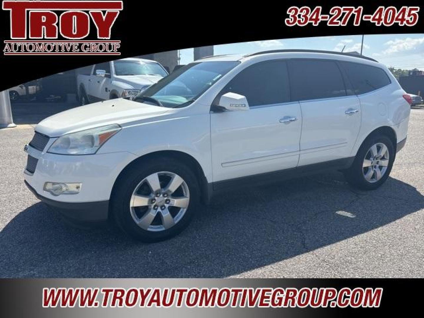 2012 White /Light Gray Chevrolet Traverse LTZ (1GNKVLED3CJ) with an 3.6L V6 SIDI engine, Automatic transmission, located at 6812 Atlanta Hwy, Montgomery, AL, 36117, (334) 271-4045, 32.382118, -86.178673 - Recent Arrival!<br><br>White Diamond Tricoat 2012 Chevrolet Traverse LTZ AWD 3.6L V6 SIDI 6-Speed Automatic Electronic with Overdrive<br><br>Financing Available---Top Value for Trades.<br><br><br>Awards:<br> * 2012 IIHS Top Safety Pick * 2012 KBB.com Best Resale Value Awards<br><br>Reviews:<br> - Photo#10