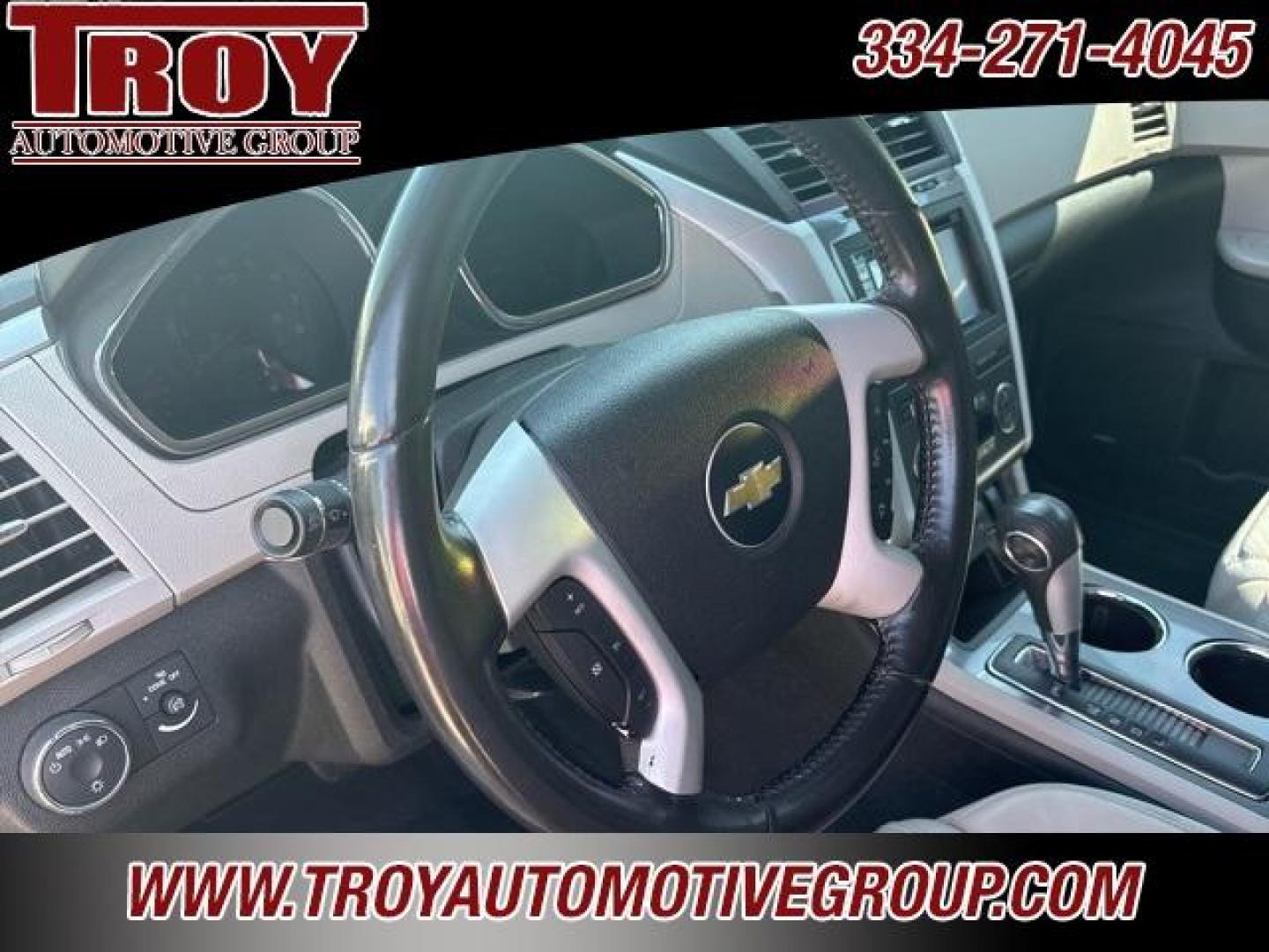 2012 White /Light Gray Chevrolet Traverse LTZ (1GNKVLED3CJ) with an 3.6L V6 SIDI engine, Automatic transmission, located at 6812 Atlanta Hwy, Montgomery, AL, 36117, (334) 271-4045, 32.382118, -86.178673 - Recent Arrival!<br><br>White Diamond Tricoat 2012 Chevrolet Traverse LTZ AWD 3.6L V6 SIDI 6-Speed Automatic Electronic with Overdrive<br><br>Financing Available---Top Value for Trades.<br><br><br>Awards:<br> * 2012 IIHS Top Safety Pick * 2012 KBB.com Best Resale Value Awards<br><br>Reviews:<br> - Photo#42