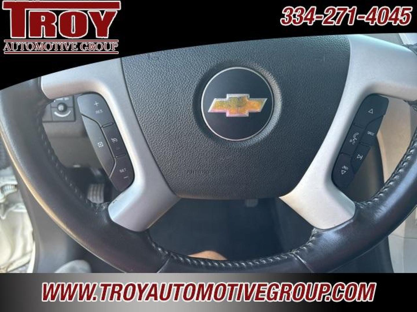 2012 White /Light Gray Chevrolet Traverse LTZ (1GNKVLED3CJ) with an 3.6L V6 SIDI engine, Automatic transmission, located at 6812 Atlanta Hwy, Montgomery, AL, 36117, (334) 271-4045, 32.382118, -86.178673 - Recent Arrival!<br><br>White Diamond Tricoat 2012 Chevrolet Traverse LTZ AWD 3.6L V6 SIDI 6-Speed Automatic Electronic with Overdrive<br><br>Financing Available---Top Value for Trades.<br><br><br>Awards:<br> * 2012 IIHS Top Safety Pick * 2012 KBB.com Best Resale Value Awards<br><br>Reviews:<br> - Photo#48