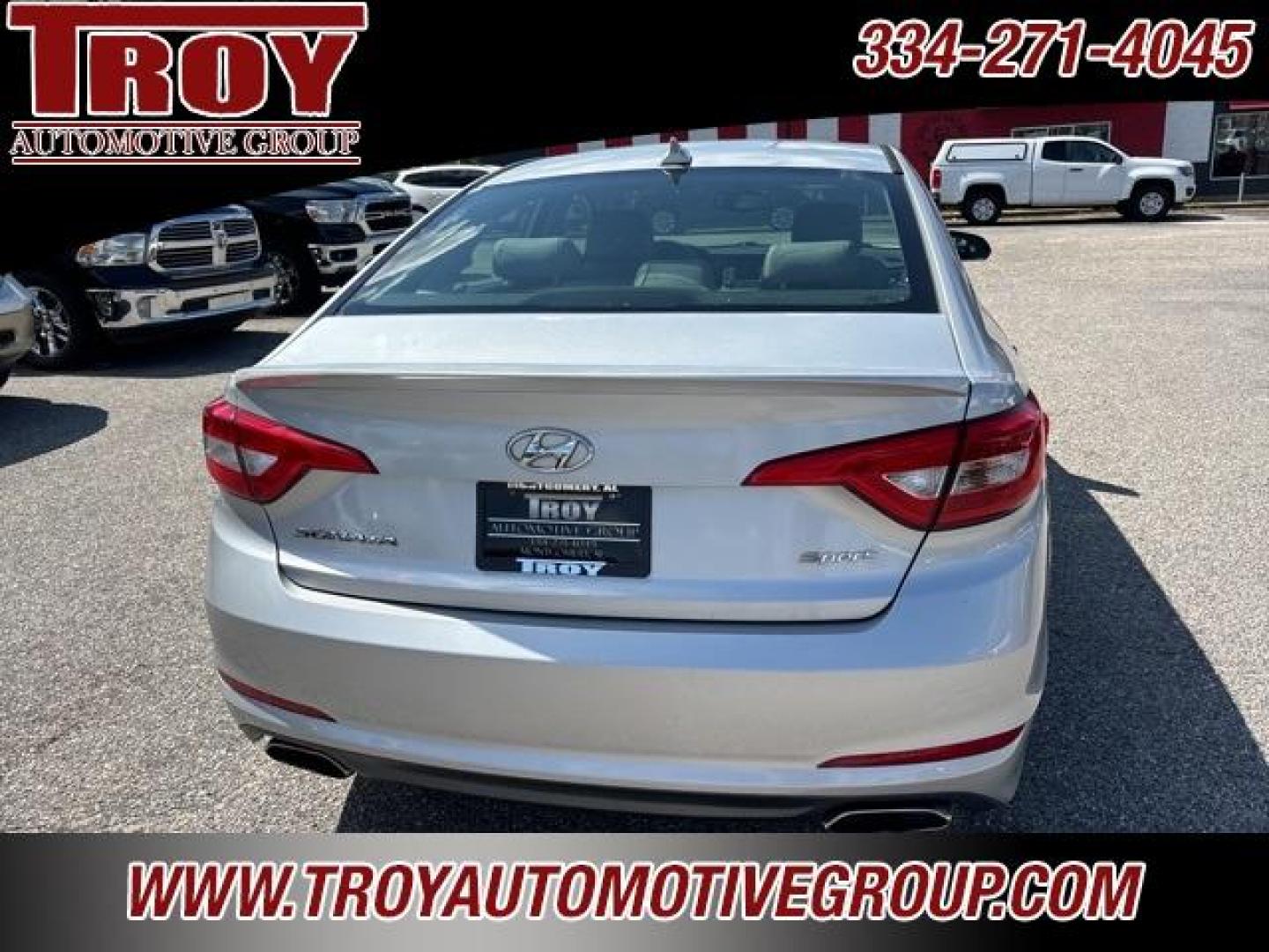 2015 Symphony Silver /Gray Hyundai Sonata Sport (5NPE34AF5FH) with an 2.4L 4-Cylinder DGI DOHC engine, Automatic transmission, located at 6812 Atlanta Hwy, Montgomery, AL, 36117, (334) 271-4045, 32.382118, -86.178673 - Recent Arrival!<br><br>Symphony Silver 2015 Hyundai Sonata Sport FWD 2.4L 4-Cylinder DGI DOHC 6-Speed Automatic with Shiftronic<br><br>Financing Available---Top Value for Trades.<br><br><br>Awards:<br> * 2015 KBB.com 10 Most Comfortable Cars Under $30,000 * 2015 KBB.com 10 Best Sedans Under $25,0 - Photo#14