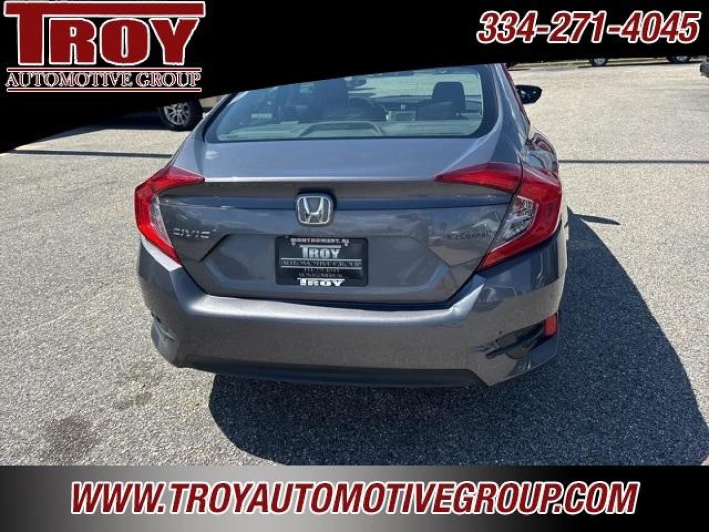 2016 Modern Steel Metallic /Black Honda Civic LX (2HGFC2F53GH) with an 2.0L I4 DOHC 16V i-VTEC engine, CVT transmission, located at 6812 Atlanta Hwy, Montgomery, AL, 36117, (334) 271-4045, 32.382118, -86.178673 - 1-Owner!! - Photo#12