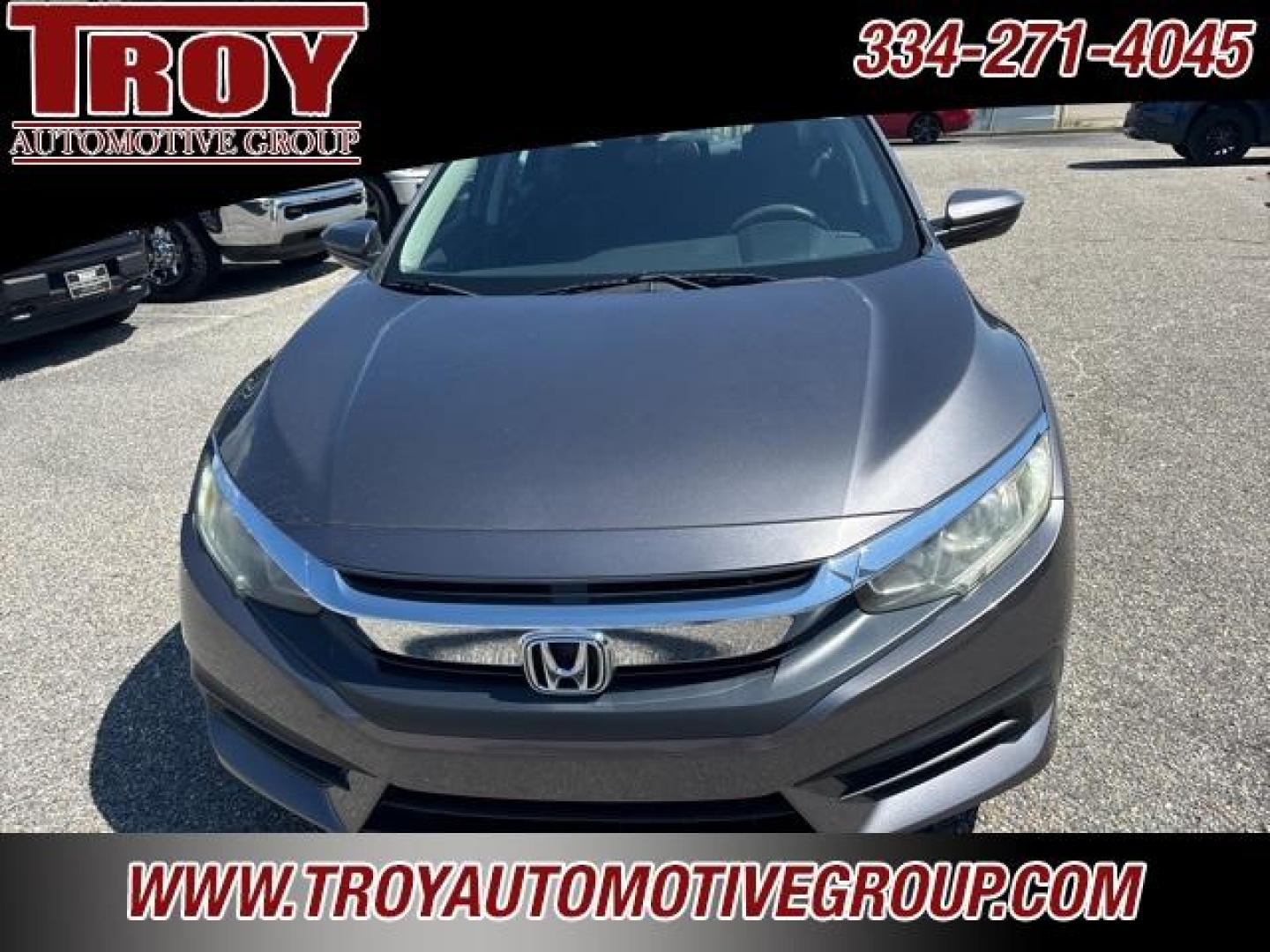 2016 Modern Steel Metallic /Black Honda Civic LX (2HGFC2F53GH) with an 2.0L I4 DOHC 16V i-VTEC engine, CVT transmission, located at 6812 Atlanta Hwy, Montgomery, AL, 36117, (334) 271-4045, 32.382118, -86.178673 - 1-Owner!! - Photo#6