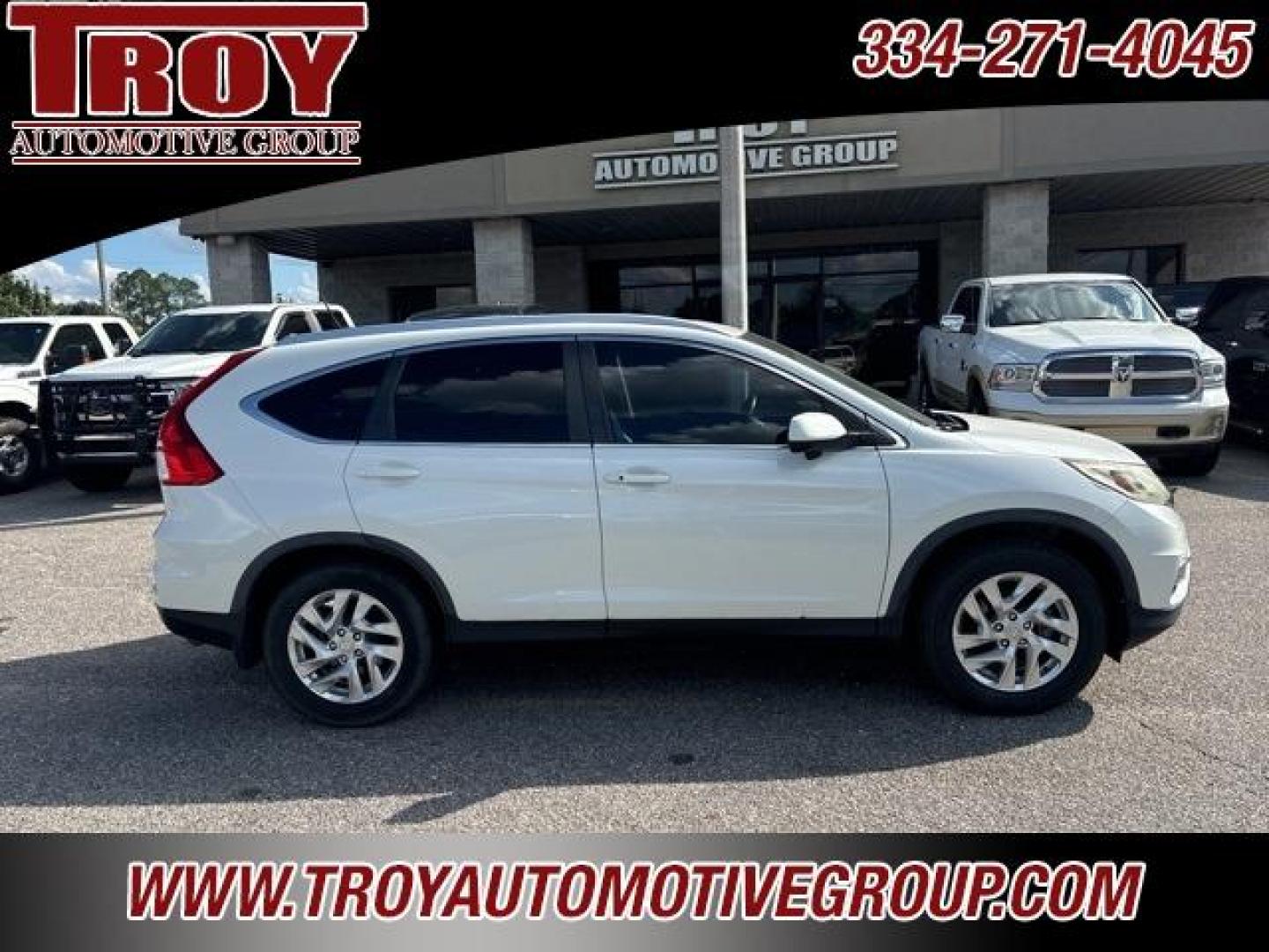 2015 White Diamond Pearl /Black Honda CR-V EX-L (5J6RM3H76FL) with an 2.4L I4 DOHC 16V i-VTEC engine, CVT transmission, located at 6812 Atlanta Hwy, Montgomery, AL, 36117, (334) 271-4045, 32.382118, -86.178673 - Photo#11