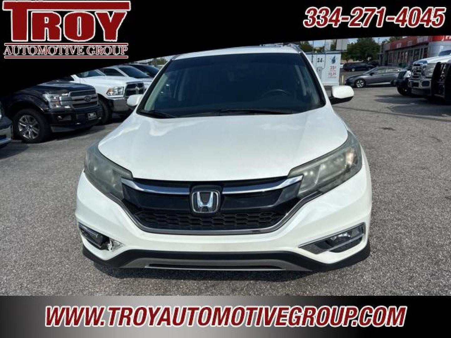 2015 White Diamond Pearl /Black Honda CR-V EX-L (5J6RM3H76FL) with an 2.4L I4 DOHC 16V i-VTEC engine, CVT transmission, located at 6812 Atlanta Hwy, Montgomery, AL, 36117, (334) 271-4045, 32.382118, -86.178673 - Photo#6