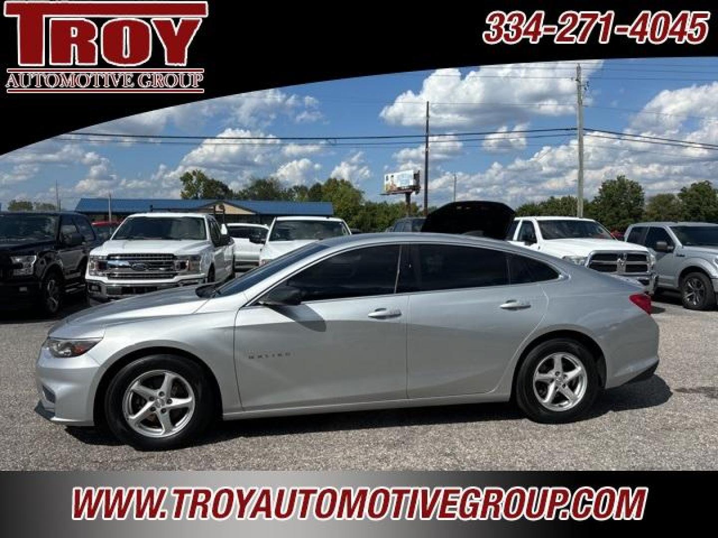 2017 Silver Ice Metallic /Jet Black Chevrolet Malibu LS (1G1ZB5ST8HF) with an 1.5L DOHC engine, Automatic transmission, located at 6812 Atlanta Hwy, Montgomery, AL, 36117, (334) 271-4045, 32.382118, -86.178673 - Silver Ice Metallic 2017 Chevrolet Malibu LS FWD 1LS 1.5L DOHC 6-Speed Automatic<br><br>Financing Available---Top Value for Trades.<br><br>27/36 City/Highway MPG<br><br><br>Awards:<br> * 2017 IIHS Top Safety Pick with optional front crash prevention * 2017 KBB.com 10 Best Sedans Under $25,000 * - Photo#1