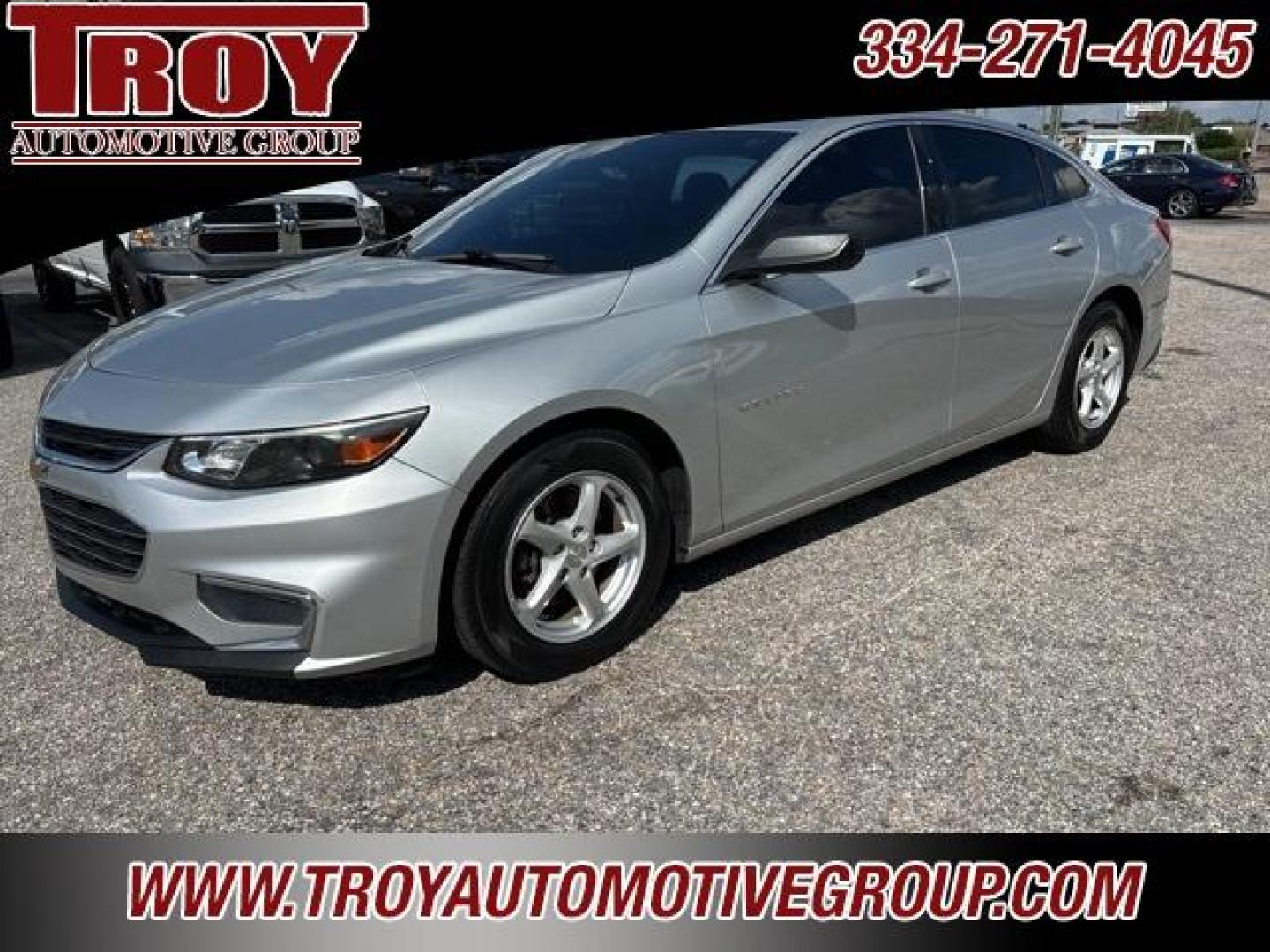 2017 Silver Ice Metallic /Jet Black Chevrolet Malibu LS (1G1ZB5ST8HF) with an 1.5L DOHC engine, Automatic transmission, located at 6812 Atlanta Hwy, Montgomery, AL, 36117, (334) 271-4045, 32.382118, -86.178673 - Photo#3