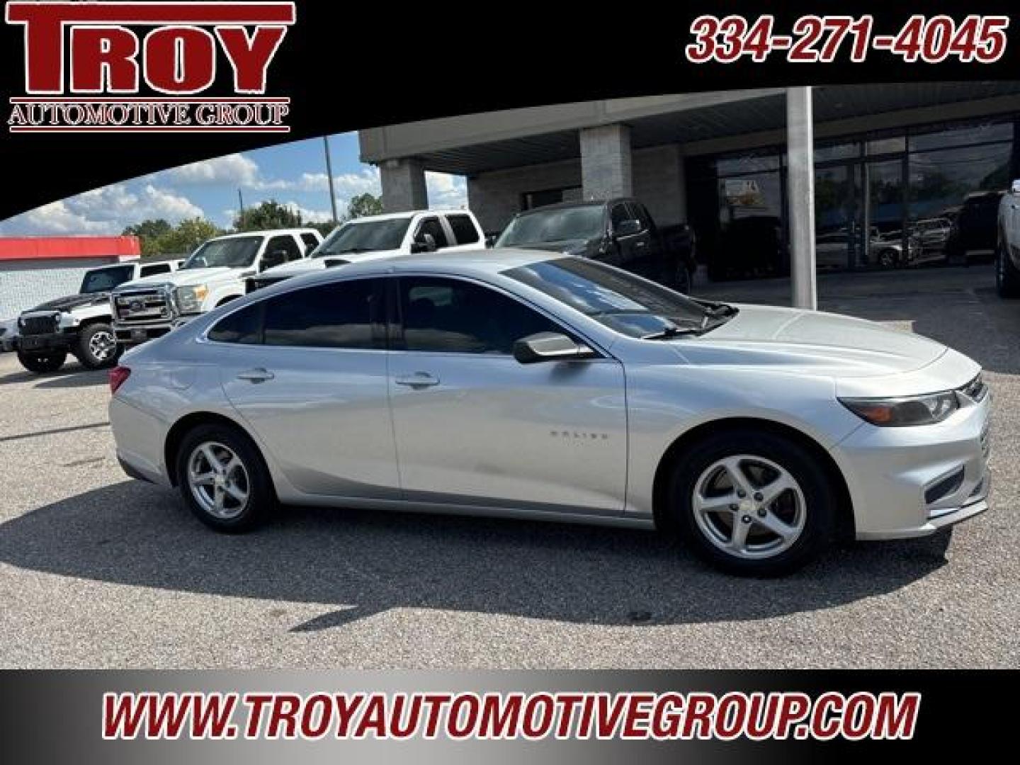 2017 Silver Ice Metallic /Jet Black Chevrolet Malibu LS (1G1ZB5ST8HF) with an 1.5L DOHC engine, Automatic transmission, located at 6812 Atlanta Hwy, Montgomery, AL, 36117, (334) 271-4045, 32.382118, -86.178673 - Photo#8