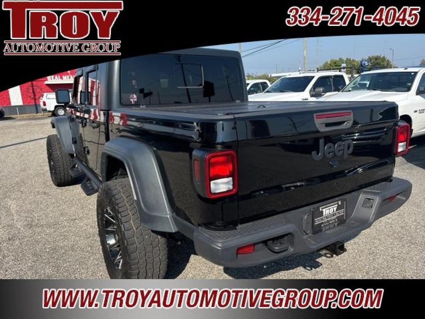 2020 Black Clearcoat /Black Jeep Gladiator Sport (1C6JJTAG4LL) with an 3.6L V6 24V VVT engine, Automatic transmission, located at 6812 Atlanta Hwy, Montgomery, AL, 36117, (334) 271-4045, 32.382118, -86.178673 - 1-Owner!!<br>Fox Lift Kit!!<br>Fuel Wheels w/35x12.50x18 cooper AT3 tires!!<br>Winch w/Synthetic Rope!! and Light Bar!!<br>Midland CB Radio!!<br>Stinger Custom Touch Screen Radio! ($700)!<br>Custom JL 10s w/JL Ampn<br>4 Cube Lights Hood Mounted!!<br>N Fab Step.Bars!<br>Rough Country Neoprene Seat - Photo#14