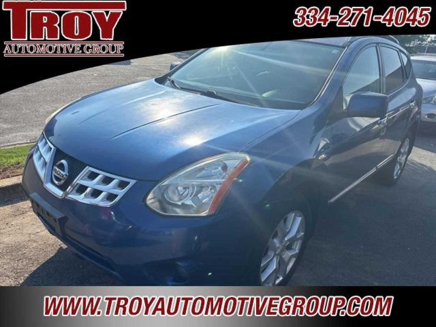 2011 Indigo Blue /Gray Nissan Rogue SV (JN8AS5MT7BW) with an 2.5L I4 DOHC 16V engine, CVT transmission, located at 6812 Atlanta Hwy, Montgomery, AL, 36117, (334) 271-4045, 32.382118, -86.178673 - Heated Leather Seats!!<br>Power Sunroof!!<br>Navigation!!<br>Paint faded on hood roof and hatch - Photo#1