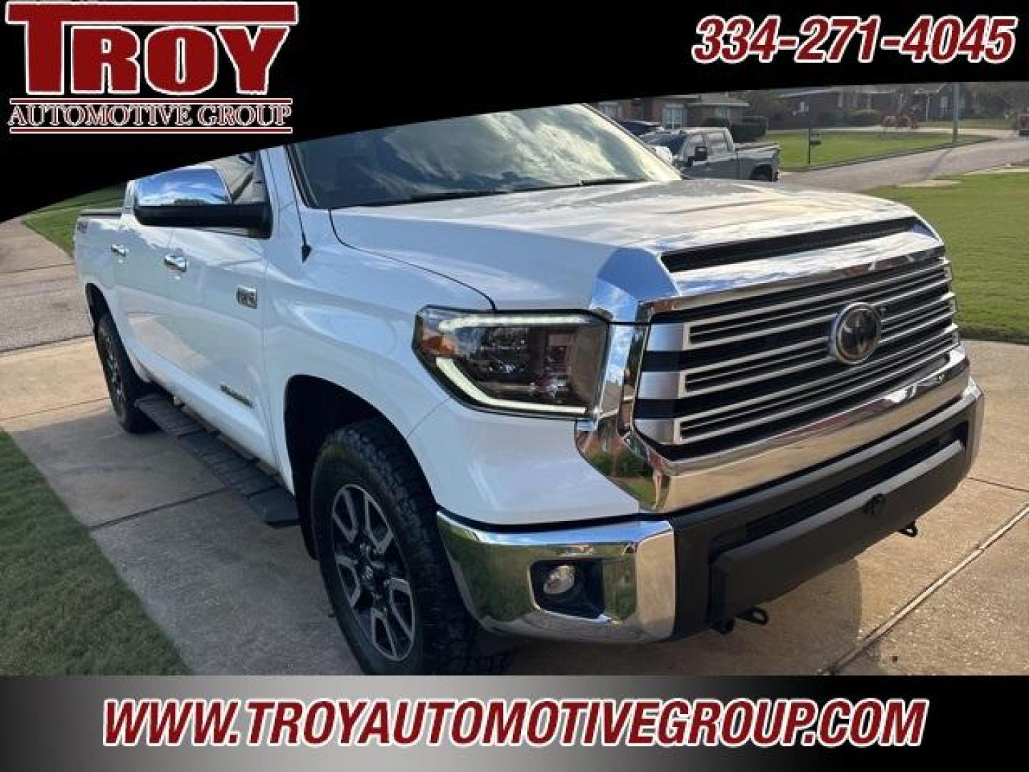 2019 Super White /Graphite Toyota Tundra Limited (5TFHY5F15KX) with an i-Force 5.7L V8 DOHC 32V LEV engine, Automatic transmission, located at 6812 Atlanta Hwy, Montgomery, AL, 36117, (334) 271-4045, 32.382118, -86.178673 - Priced below KBB Fair Purchase Price!<br><br>Super White 2019 Toyota Tundra Limited 4WD CrewMax i-Force 5.7L V8 DOHC 32V LEV 6-Speed Automatic Electronic<br><br>Financing Available---Top Value for Trades.<br><br><br>Awards:<br> * 2019 KBB.com Brand Image Awards * 2019 KBB.com Best Resale Value Aw - Photo#5