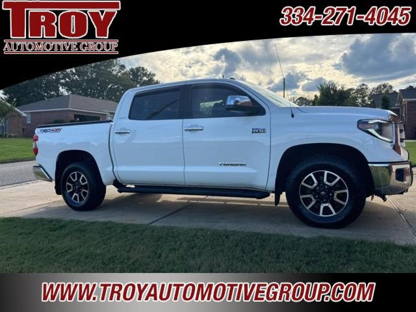 2019 Super White /Graphite Toyota Tundra Limited (5TFHY5F15KX) with an i-Force 5.7L V8 DOHC 32V LEV engine, Automatic transmission, located at 6812 Atlanta Hwy, Montgomery, AL, 36117, (334) 271-4045, 32.382118, -86.178673 - Priced below KBB Fair Purchase Price!<br><br>Super White 2019 Toyota Tundra Limited 4WD CrewMax i-Force 5.7L V8 DOHC 32V LEV 6-Speed Automatic Electronic<br><br>Financing Available---Top Value for Trades.<br><br><br>Awards:<br> * 2019 KBB.com Brand Image Awards * 2019 KBB.com Best Resale Value Aw - Photo#6