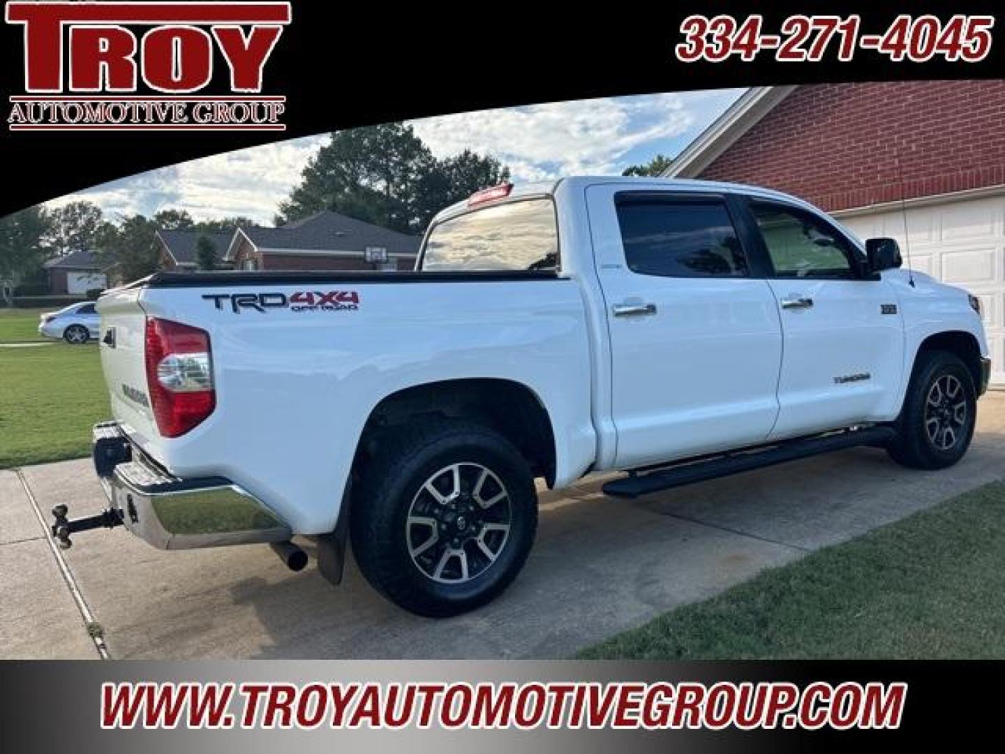 2019 Super White /Graphite Toyota Tundra Limited (5TFHY5F15KX) with an i-Force 5.7L V8 DOHC 32V LEV engine, Automatic transmission, located at 6812 Atlanta Hwy, Montgomery, AL, 36117, (334) 271-4045, 32.382118, -86.178673 - Photo#7