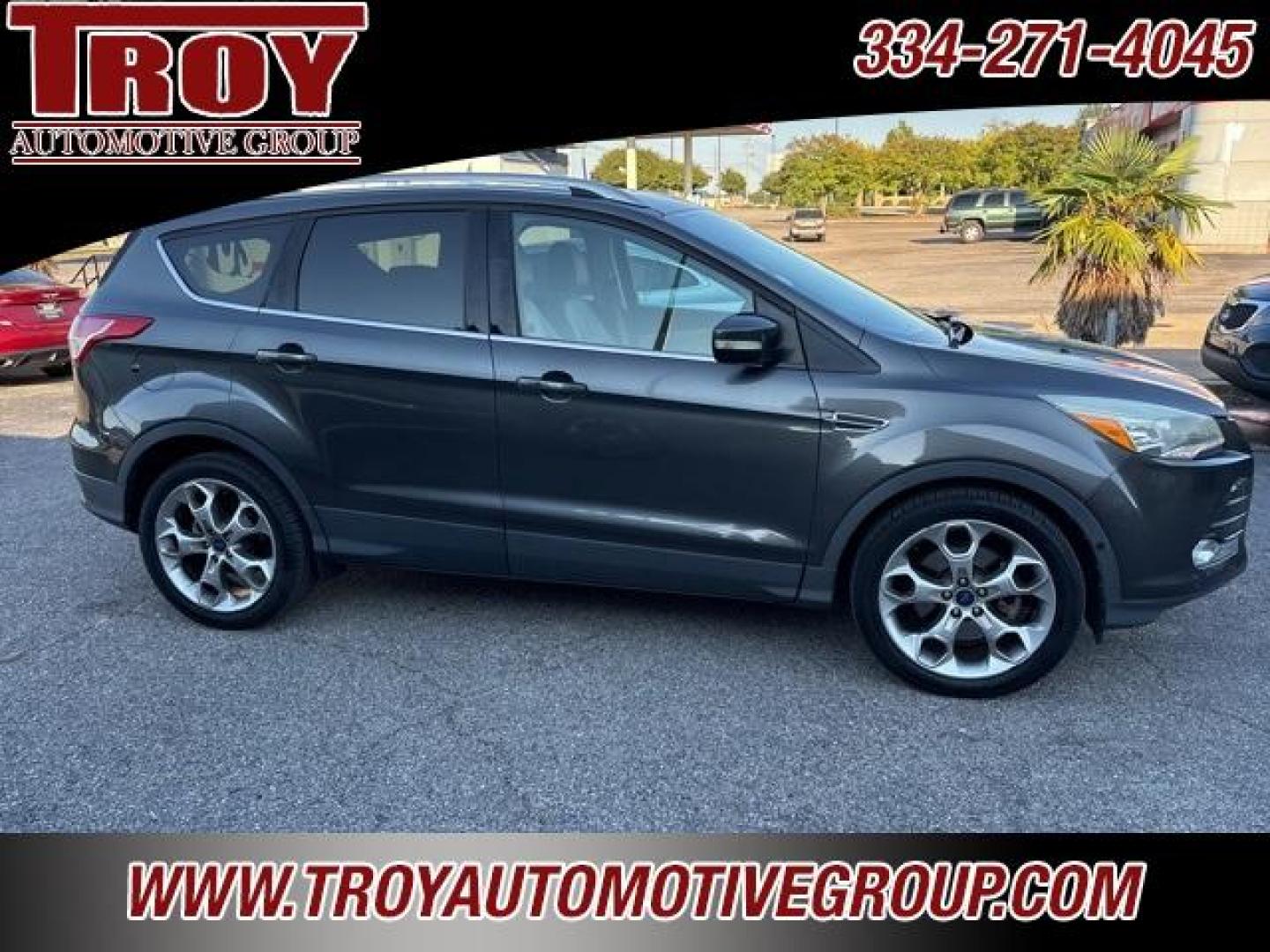 2015 Magnetic /Medium Light Stone Ford Escape Titanium (1FMCU0J91FU) with an EcoBoost 2.0L I4 GTDi DOHC Turbocharged VCT engine, Automatic transmission, located at 6812 Atlanta Hwy, Montgomery, AL, 36117, (334) 271-4045, 32.382118, -86.178673 - 1-Owner!!<br>Excellent Service History!!<br>Power Sunroof!!<br>Navigation!!<br>Leather!! - Photo#9