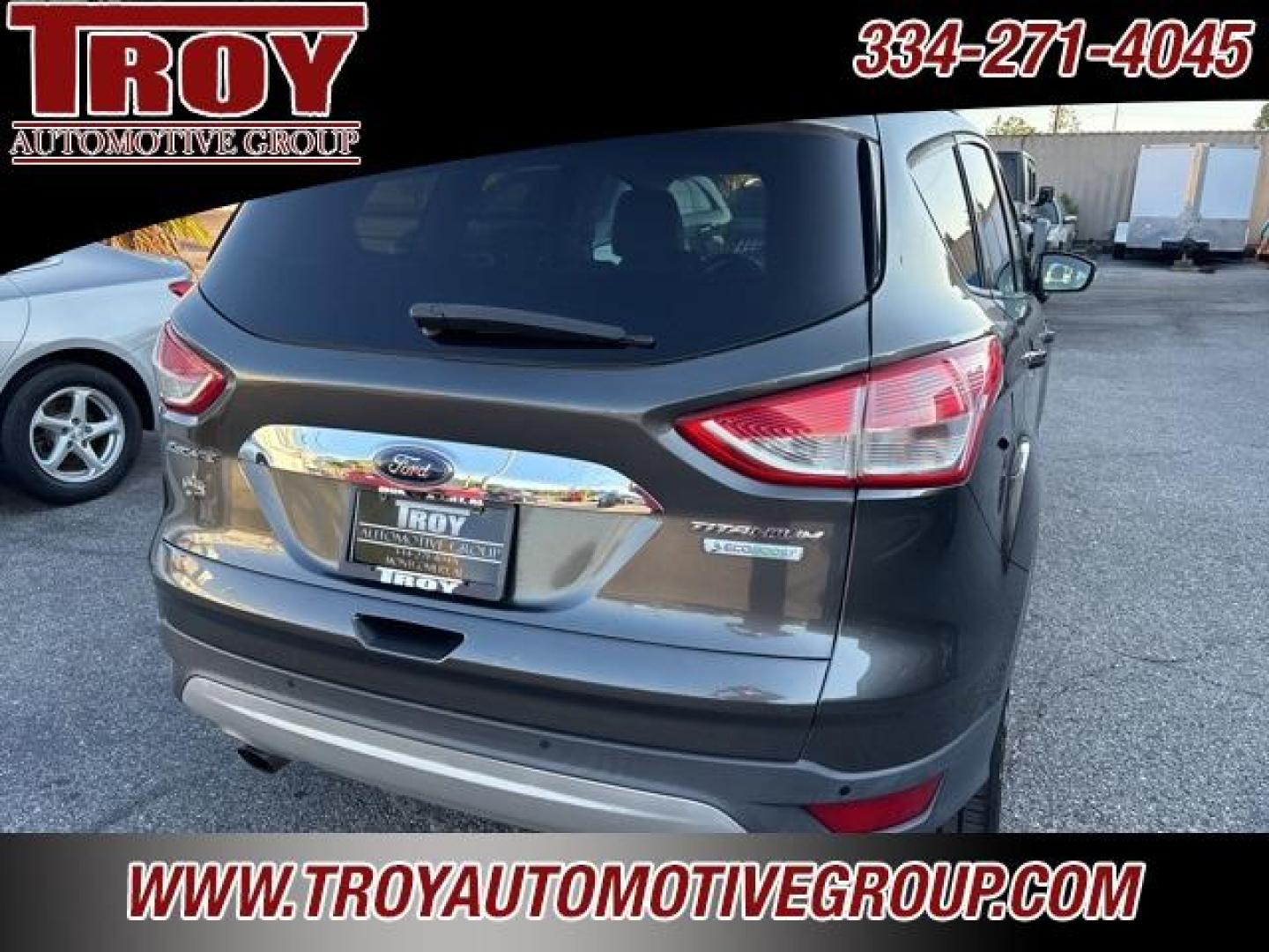 2015 Magnetic /Medium Light Stone Ford Escape Titanium (1FMCU0J91FU) with an EcoBoost 2.0L I4 GTDi DOHC Turbocharged VCT engine, Automatic transmission, located at 6812 Atlanta Hwy, Montgomery, AL, 36117, (334) 271-4045, 32.382118, -86.178673 - 1-Owner!!<br>Excellent Service History!!<br>Power Sunroof!!<br>Navigation!!<br>Leather!! - Photo#12