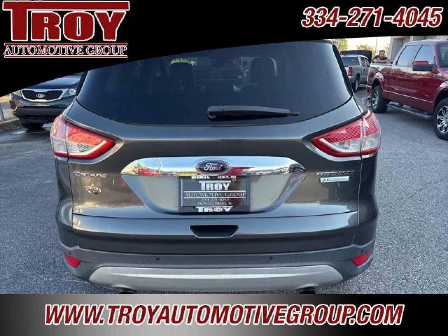 2015 Magnetic /Medium Light Stone Ford Escape Titanium (1FMCU0J91FU) with an EcoBoost 2.0L I4 GTDi DOHC Turbocharged VCT engine, Automatic transmission, located at 6812 Atlanta Hwy, Montgomery, AL, 36117, (334) 271-4045, 32.382118, -86.178673 - 1-Owner!!<br>Excellent Service History!!<br>Power Sunroof!!<br>Navigation!!<br>Leather!! - Photo#13