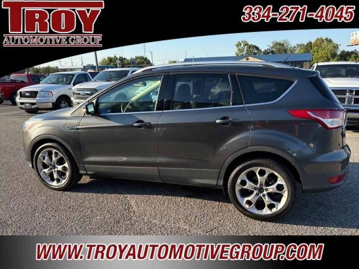 2015 Magnetic /Medium Light Stone Ford Escape Titanium (1FMCU0J91FU) with an EcoBoost 2.0L I4 GTDi DOHC Turbocharged VCT engine, Automatic transmission, located at 6812 Atlanta Hwy, Montgomery, AL, 36117, (334) 271-4045, 32.382118, -86.178673 - Photo#53