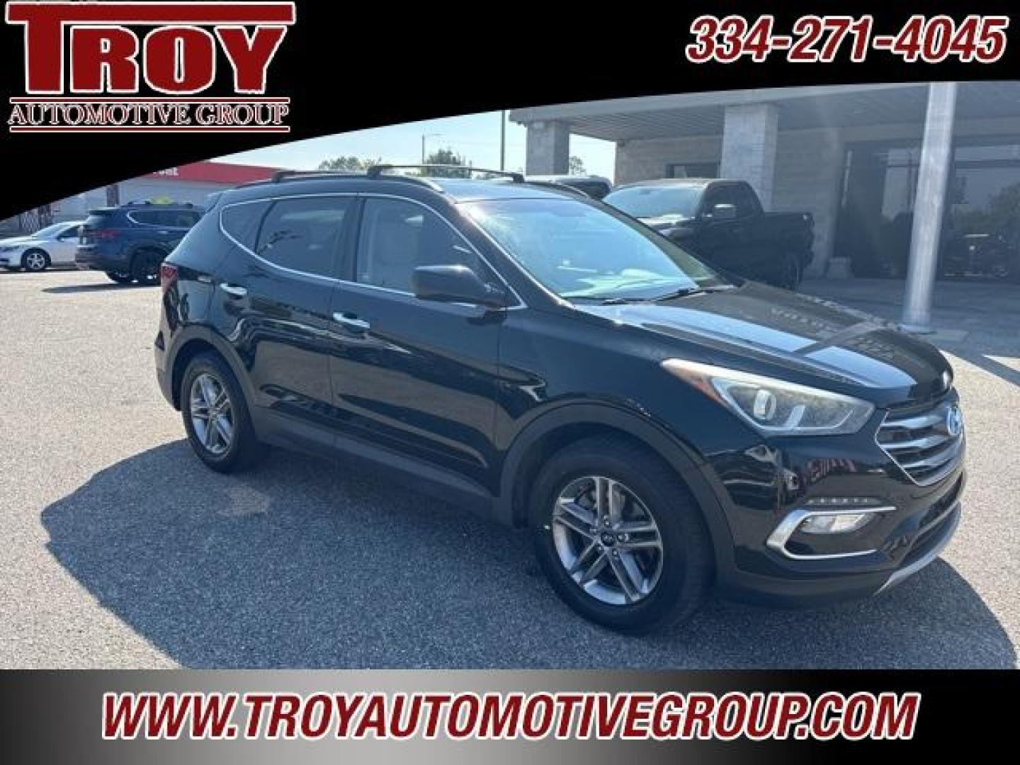 2017 Twilight Black /Gray Hyundai Santa Fe Sport 2.4 Base (5XYZU3LB5HG) with an 2.4L I4 DGI DOHC 16V engine, Automatic transmission, located at 6812 Atlanta Hwy, Montgomery, AL, 36117, (334) 271-4045, 32.382118, -86.178673 - Photo#10