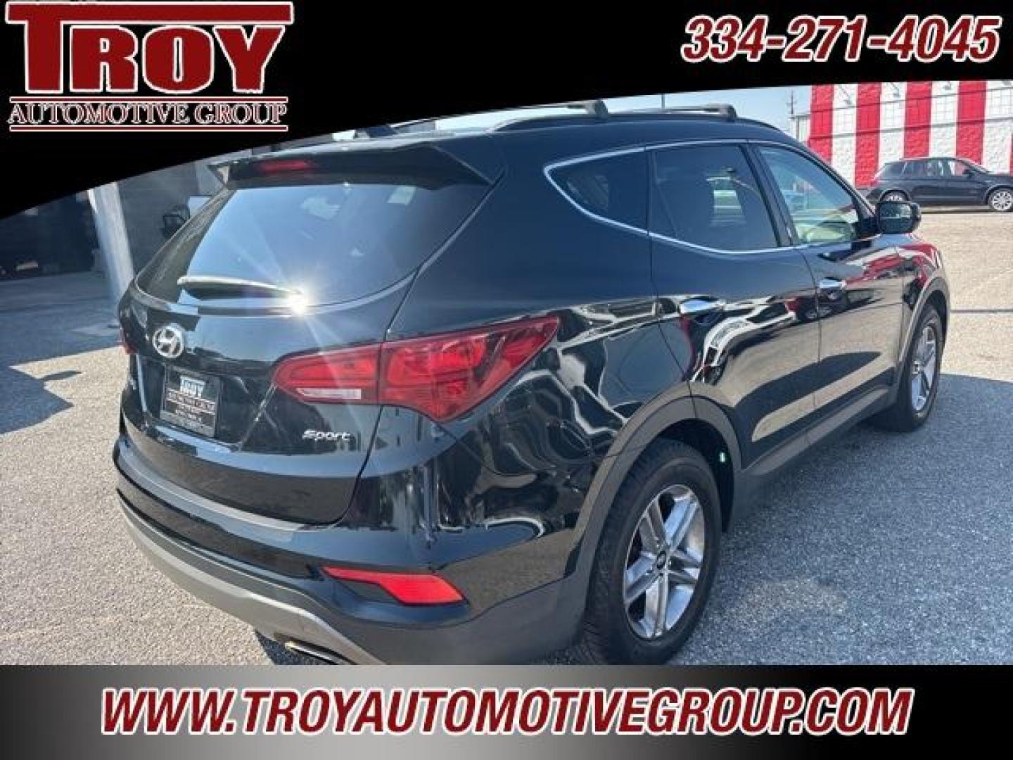 2017 Twilight Black /Gray Hyundai Santa Fe Sport 2.4 Base (5XYZU3LB5HG) with an 2.4L I4 DGI DOHC 16V engine, Automatic transmission, located at 6812 Atlanta Hwy, Montgomery, AL, 36117, (334) 271-4045, 32.382118, -86.178673 - Photo#13