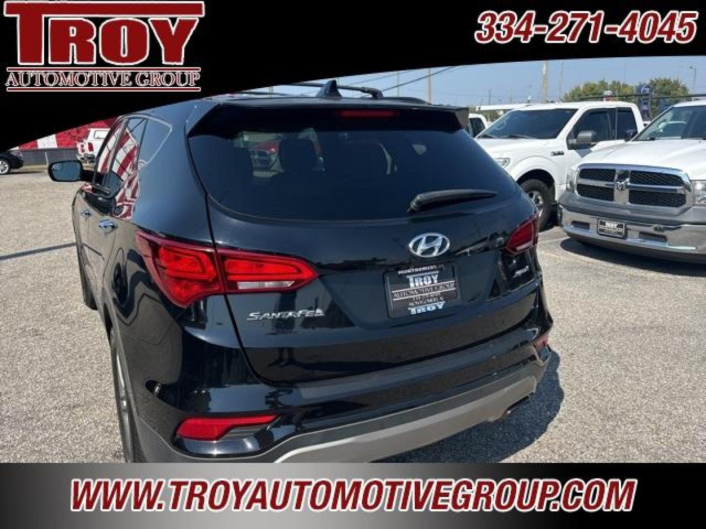 2017 Twilight Black /Gray Hyundai Santa Fe Sport 2.4 Base (5XYZU3LB5HG) with an 2.4L I4 DGI DOHC 16V engine, Automatic transmission, located at 6812 Atlanta Hwy, Montgomery, AL, 36117, (334) 271-4045, 32.382118, -86.178673 - Photo#15