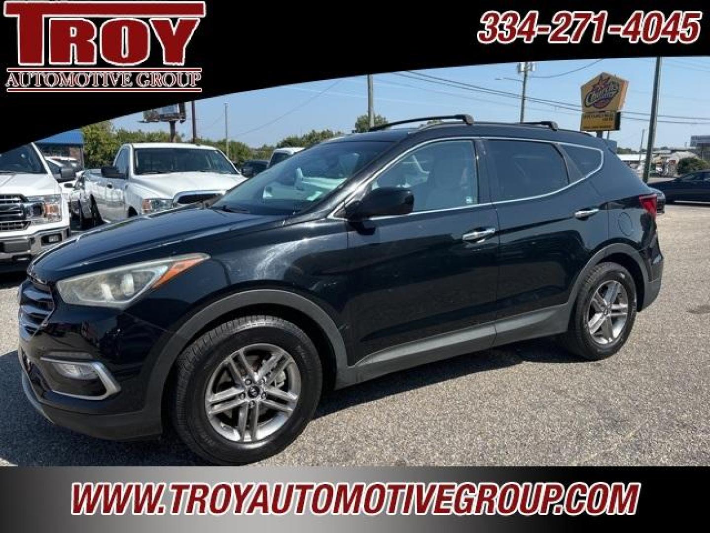 2017 Twilight Black /Gray Hyundai Santa Fe Sport 2.4 Base (5XYZU3LB5HG) with an 2.4L I4 DGI DOHC 16V engine, Automatic transmission, located at 6812 Atlanta Hwy, Montgomery, AL, 36117, (334) 271-4045, 32.382118, -86.178673 - 1-Owner!!<br>2-Master Keys!! - Photo#4