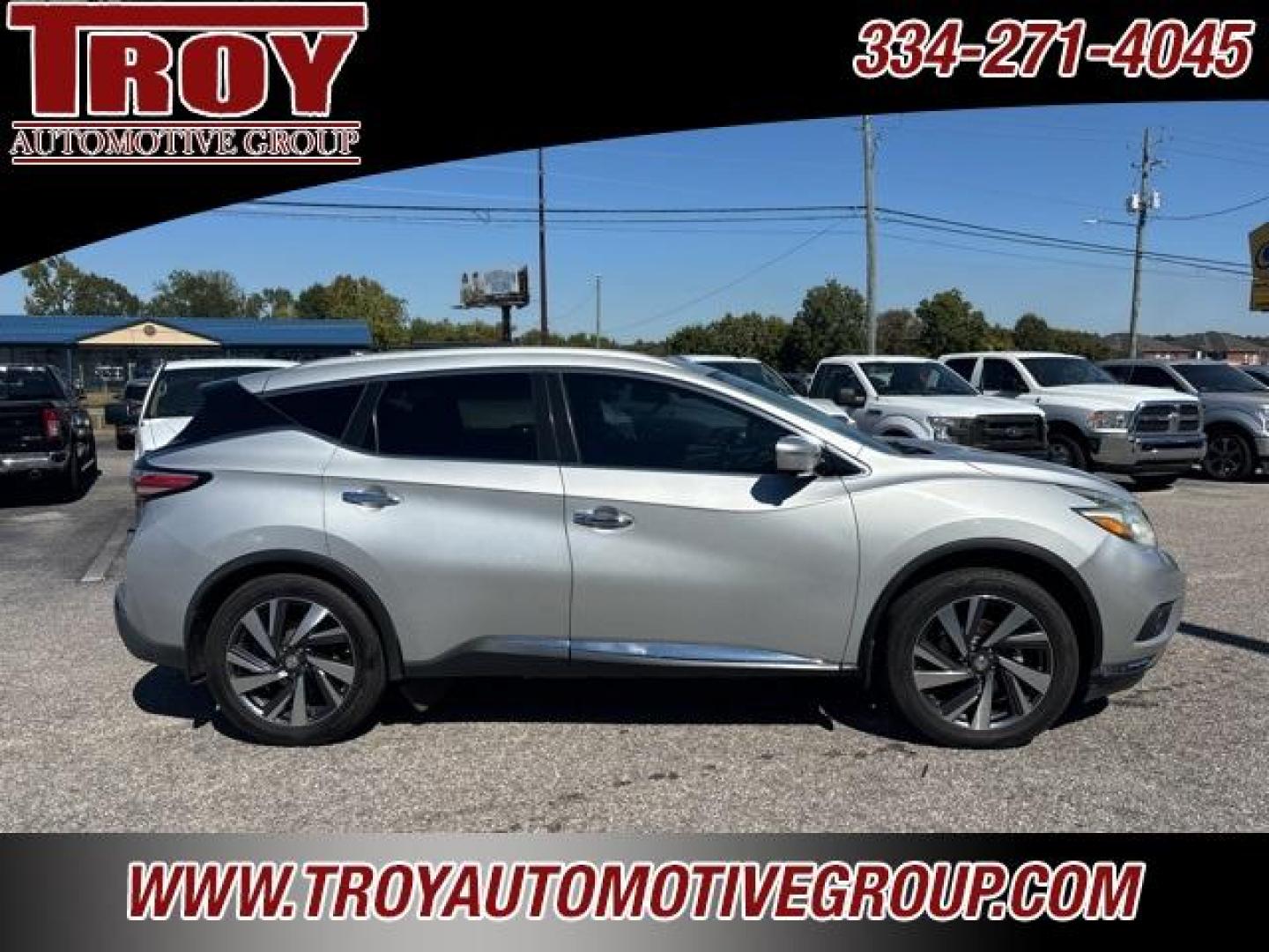 2015 Brilliant Silver Metallic /Black Nissan Murano Platinum (5N1AZ2MG9FN) with an 3.5L V6 DOHC engine, CVT transmission, located at 6812 Atlanta Hwy, Montgomery, AL, 36117, (334) 271-4045, 32.382118, -86.178673 - Navigation!!<br>Heated/Cooled Seats!!<br>2-Master Keys!! - Photo#15