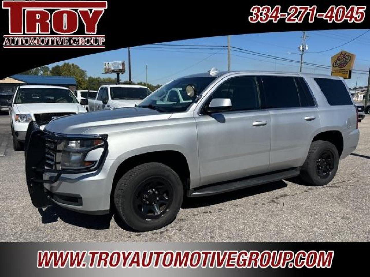 2020 Silver Ice Metallic /Jet Black Chevrolet Tahoe Police (1GNLCDEC3LR) with an EcoTec3 5.3L V8 Flex Fuel engine, Automatic transmission, located at 6812 Atlanta Hwy, Montgomery, AL, 36117, (334) 271-4045, 32.382118, -86.178673 - Photo#3