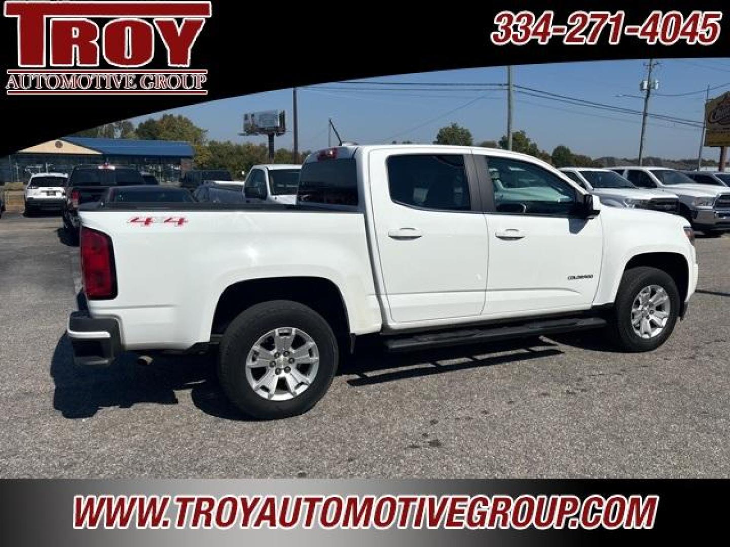 2019 Summit White /Black Chevrolet Colorado LT (1GCGTCEN8K1) with an V6 engine, Automatic transmission, located at 6812 Atlanta Hwy, Montgomery, AL, 36117, (334) 271-4045, 32.382118, -86.178673 - LT V6<br>4WD- Tow Package!!<br>Power Driver Seat!!<br>Step Bars!!<br>Recent Arrival! Priced below KBB Fair Purchase Price!<br><br>Summit White 2019 Chevrolet Colorado LT 4WD V6 8-Speed Automatic<br><br>Financing Available---Top Value for Trades.<br><br>Odometer is 51070 miles below market average!<b - Photo#2