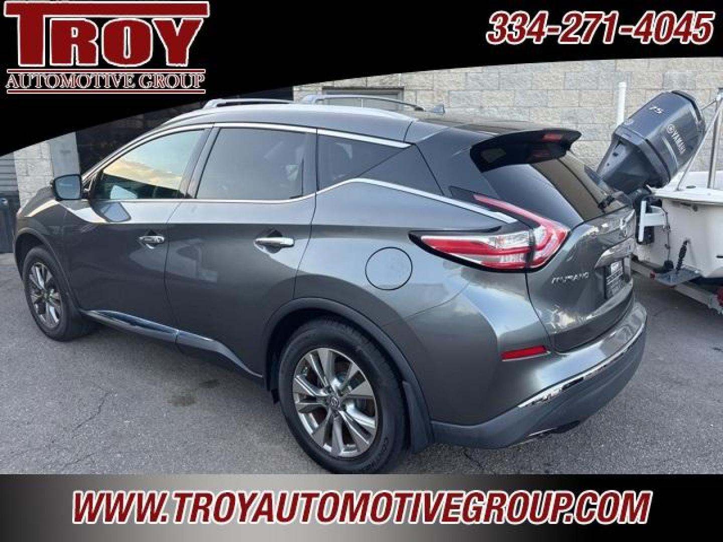 2016 Gun Metallic /Brown Nissan Murano SL (5N1AZ2MG5GN) with an 3.5L V6 DOHC engine, CVT transmission, located at 6812 Atlanta Hwy, Montgomery, AL, 36117, (334) 271-4045, 32.382118, -86.178673 - Recent Arrival!<br><br>Gun Metallic 2016 Nissan Murano SL FWD 3.5L V6 DOHC CVT with Xtronic<br><br>Financing Available---Top Value for Trades.<br><br>21/28 City/Highway MPG - Photo#10