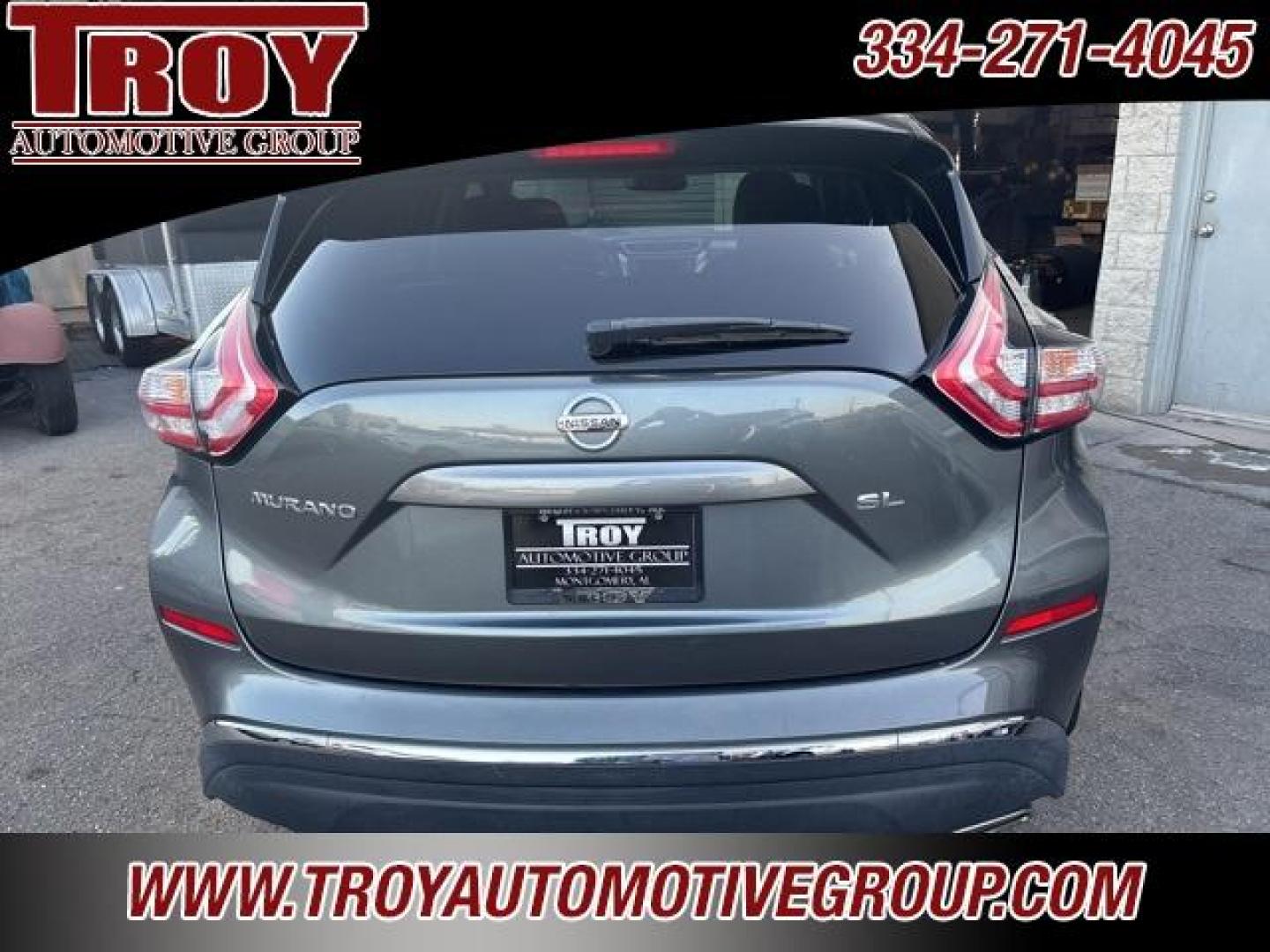 2016 Gun Metallic /Brown Nissan Murano SL (5N1AZ2MG5GN) with an 3.5L V6 DOHC engine, CVT transmission, located at 6812 Atlanta Hwy, Montgomery, AL, 36117, (334) 271-4045, 32.382118, -86.178673 - Recent Arrival!<br><br>Gun Metallic 2016 Nissan Murano SL FWD 3.5L V6 DOHC CVT with Xtronic<br><br>Financing Available---Top Value for Trades.<br><br>21/28 City/Highway MPG - Photo#8