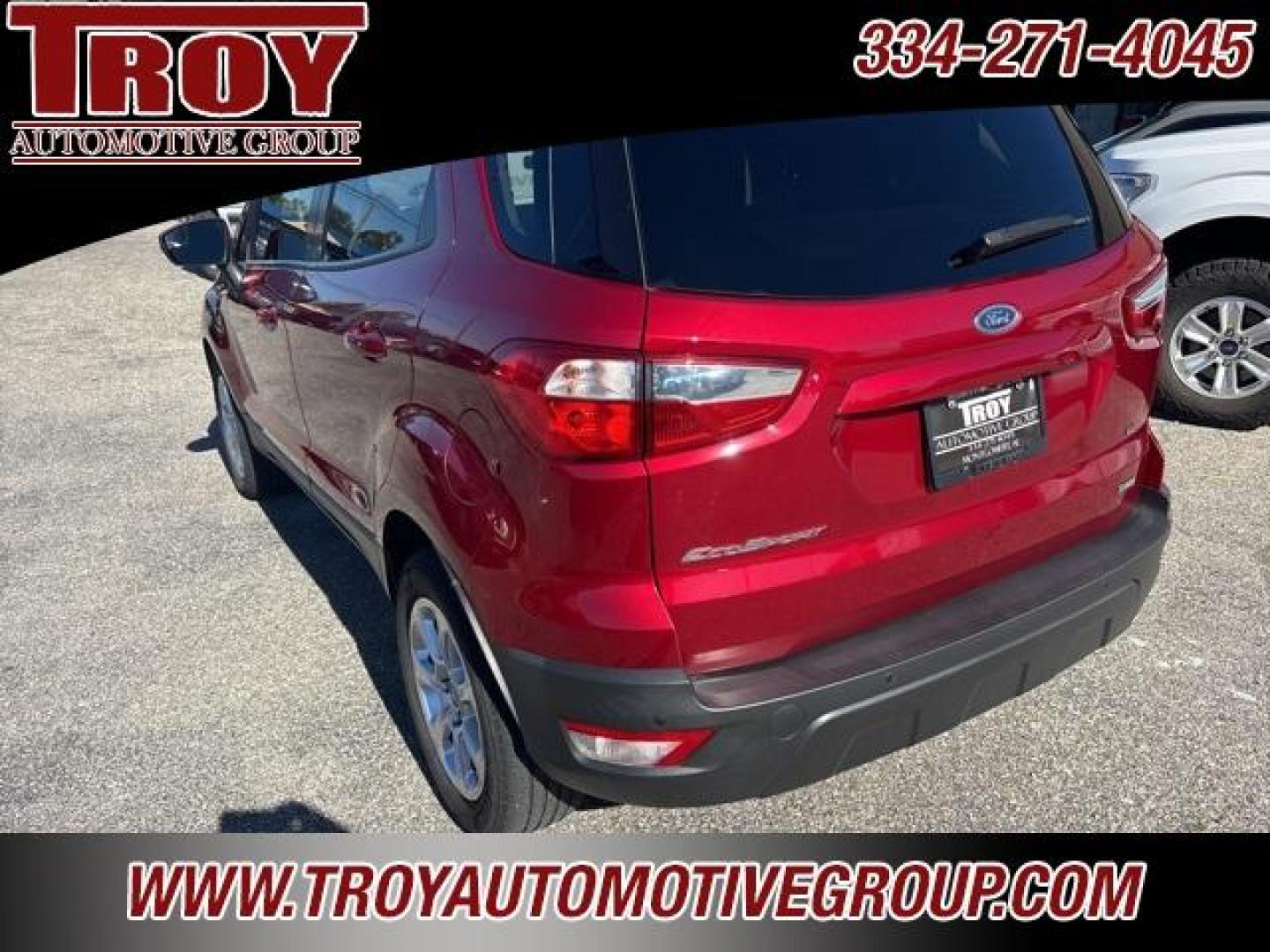 2019 Ruby Red /Medium Light Stone Ford EcoSport SE (MAJ3S2GE5KC) with an EcoBoost 1.0L I3 GTDi DOHC Turbocharged VCT engine, Automatic transmission, located at 6812 Atlanta Hwy, Montgomery, AL, 36117, (334) 271-4045, 32.382118, -86.178673 - Power Sunroof!!!<br>Heated Seats Ruby Red 2019 Ford EcoSport SE FWD EcoBoost 1.0L I3 GTDi DOHC Turbocharged VCT 6-Speed Automatic<br><br>Financing Available---Top Value for Trades.<br><br>Odometer is 21685 miles below market average! 27/29 City/Highway MPG - Photo#12