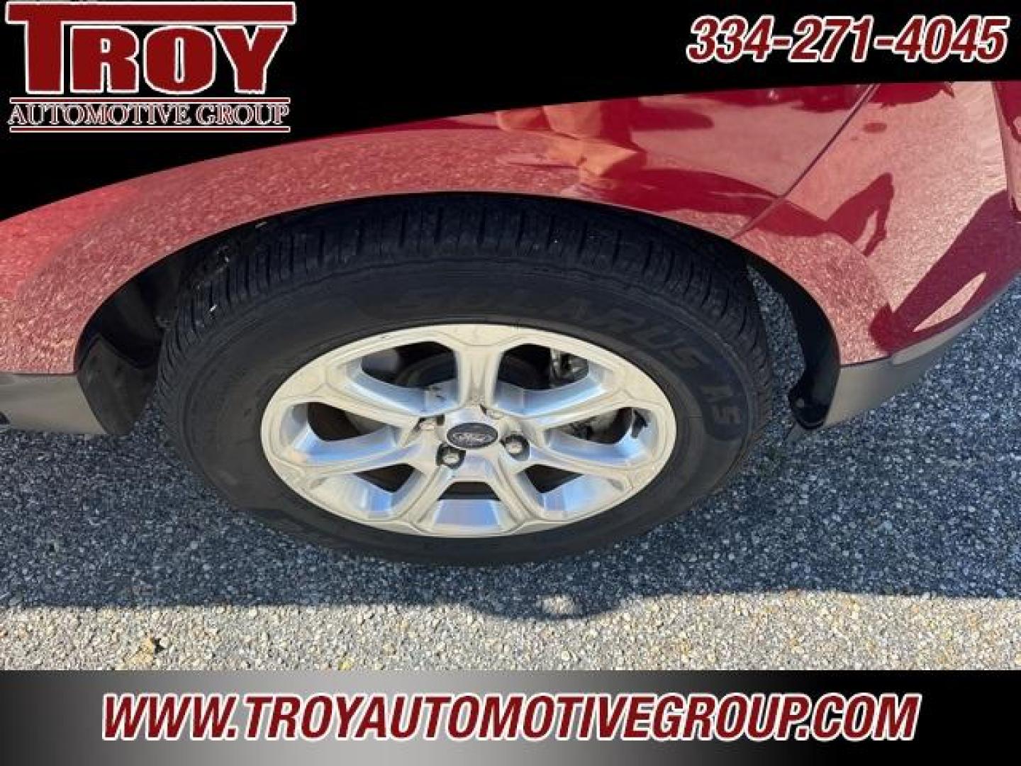 2019 Ruby Red /Medium Light Stone Ford EcoSport SE (MAJ3S2GE5KC) with an EcoBoost 1.0L I3 GTDi DOHC Turbocharged VCT engine, Automatic transmission, located at 6812 Atlanta Hwy, Montgomery, AL, 36117, (334) 271-4045, 32.382118, -86.178673 - Power Sunroof!!!<br>Heated Seats Ruby Red 2019 Ford EcoSport SE FWD EcoBoost 1.0L I3 GTDi DOHC Turbocharged VCT 6-Speed Automatic<br><br>Financing Available---Top Value for Trades.<br><br>Odometer is 21685 miles below market average! 27/29 City/Highway MPG - Photo#17