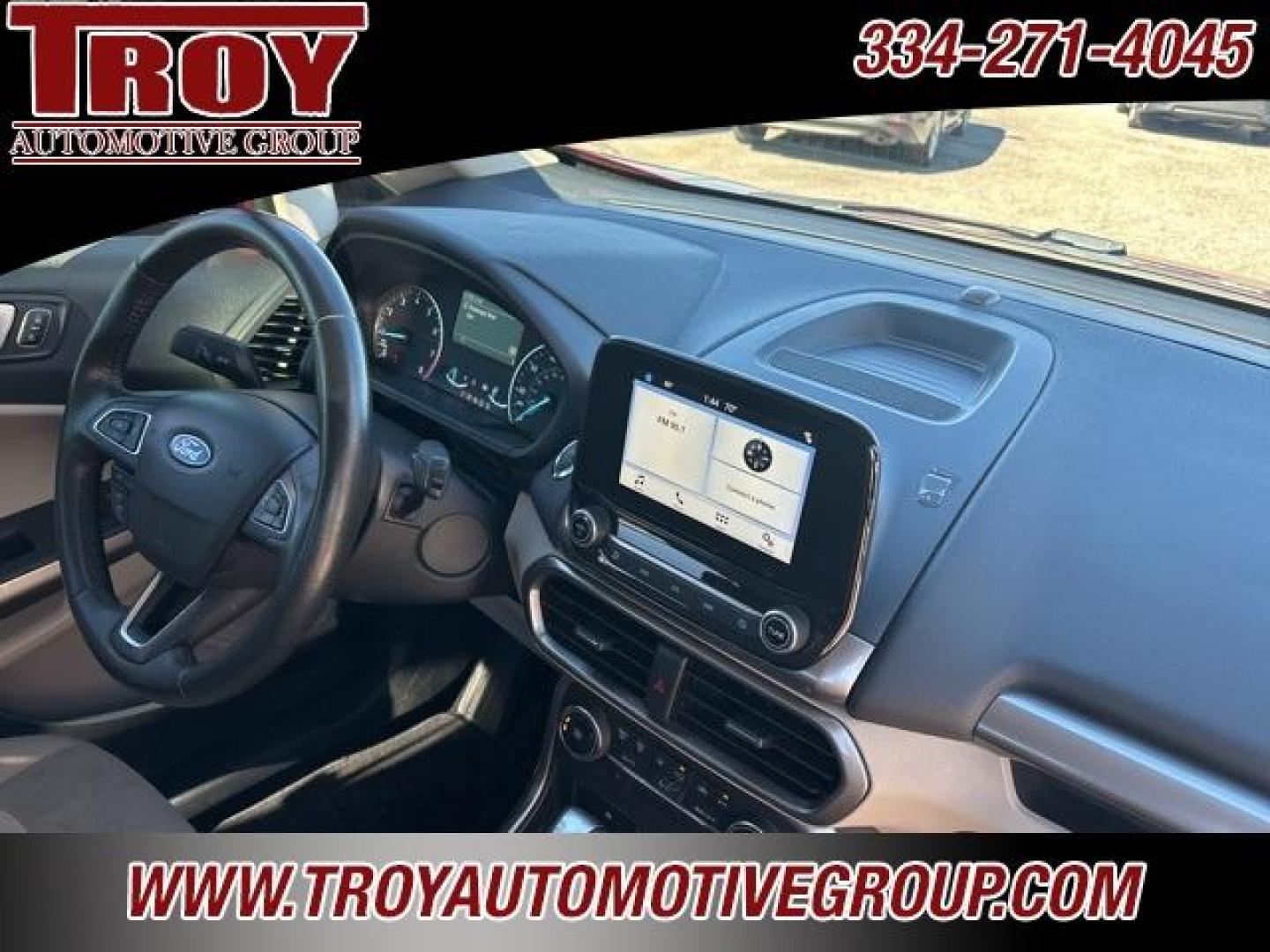 2019 Ruby Red /Medium Light Stone Ford EcoSport SE (MAJ3S2GE5KC) with an EcoBoost 1.0L I3 GTDi DOHC Turbocharged VCT engine, Automatic transmission, located at 6812 Atlanta Hwy, Montgomery, AL, 36117, (334) 271-4045, 32.382118, -86.178673 - Power Sunroof!!!<br>Heated Seats Ruby Red 2019 Ford EcoSport SE FWD EcoBoost 1.0L I3 GTDi DOHC Turbocharged VCT 6-Speed Automatic<br><br>Financing Available---Top Value for Trades.<br><br>Odometer is 21685 miles below market average! 27/29 City/Highway MPG - Photo#30