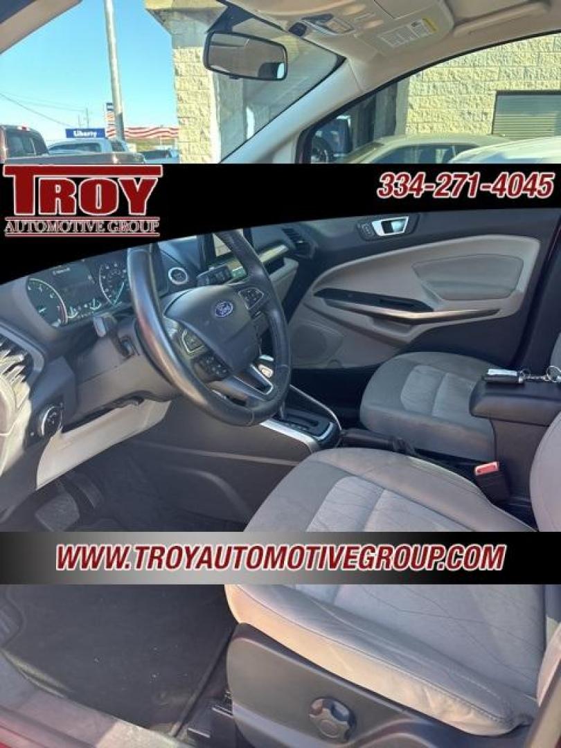 2019 Ruby Red /Medium Light Stone Ford EcoSport SE (MAJ3S2GE5KC) with an EcoBoost 1.0L I3 GTDi DOHC Turbocharged VCT engine, Automatic transmission, located at 6812 Atlanta Hwy, Montgomery, AL, 36117, (334) 271-4045, 32.382118, -86.178673 - Power Sunroof!!!<br>Heated Seats Ruby Red 2019 Ford EcoSport SE FWD EcoBoost 1.0L I3 GTDi DOHC Turbocharged VCT 6-Speed Automatic<br><br>Financing Available---Top Value for Trades.<br><br>Odometer is 21685 miles below market average! 27/29 City/Highway MPG - Photo#33