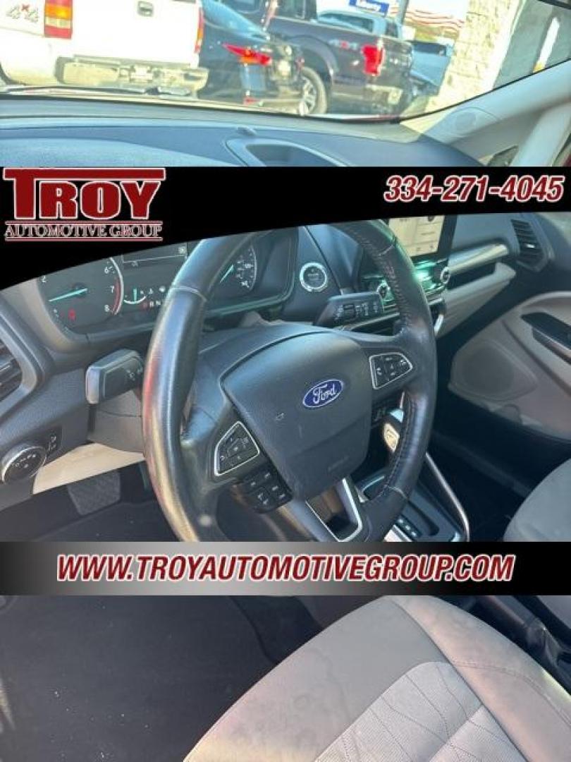 2019 Ruby Red /Medium Light Stone Ford EcoSport SE (MAJ3S2GE5KC) with an EcoBoost 1.0L I3 GTDi DOHC Turbocharged VCT engine, Automatic transmission, located at 6812 Atlanta Hwy, Montgomery, AL, 36117, (334) 271-4045, 32.382118, -86.178673 - Power Sunroof!!!<br>Heated Seats Ruby Red 2019 Ford EcoSport SE FWD EcoBoost 1.0L I3 GTDi DOHC Turbocharged VCT 6-Speed Automatic<br><br>Financing Available---Top Value for Trades.<br><br>Odometer is 21685 miles below market average! 27/29 City/Highway MPG - Photo#36