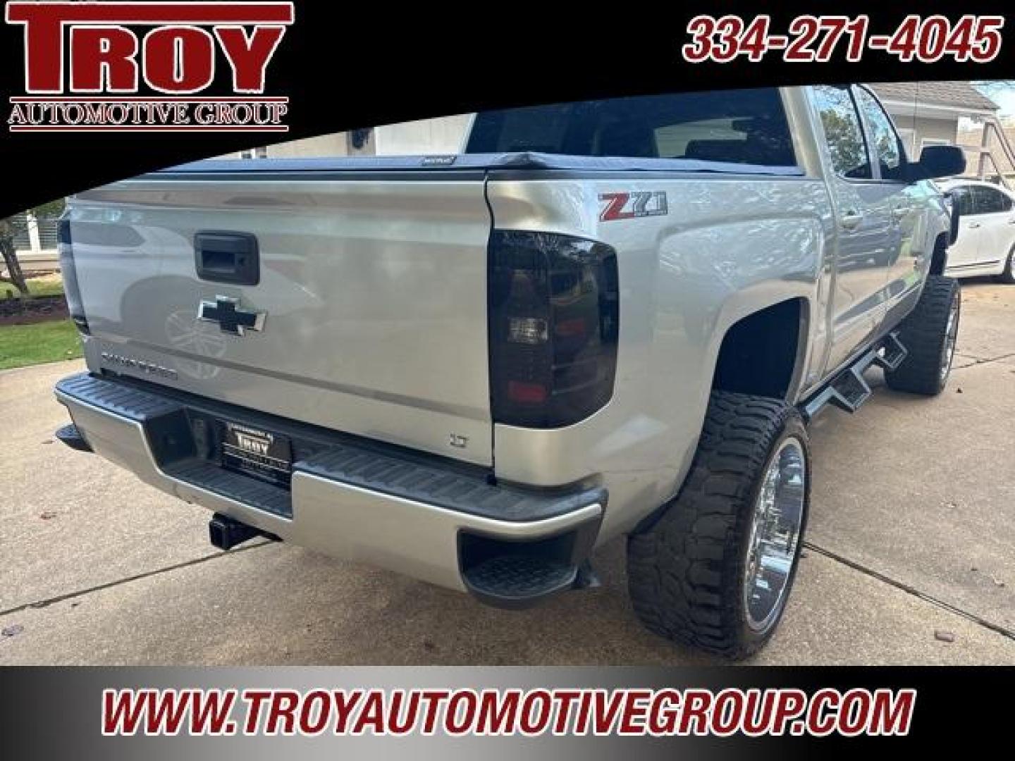 2018 Silver Ice Metallic /Black Chevrolet Silverado 1500 LT (3GCUKREC4JG) with an EcoTec3 5.3L V8 engine, Automatic transmission, located at 6812 Atlanta Hwy, Montgomery, AL, 36117, (334) 271-4045, 32.382118, -86.178673 - Recent Arrival!<br>Custom 12 Touch Screen Radio!!<br>22 Off-road Custom Chrome Wheels!<br>New 22 Tires!!<br>HDX Heavy Duty Brush Guard!!<br>HDX Step Bars!! <br>Custom Tail Lights!! Tow Package!!<br><br><br>Silver Ice Metallic 2018 Chevrolet Silverado 1500 LT 4WD LT2 EcoTec3 5.3L V8 6-Speed Automati - Photo#9