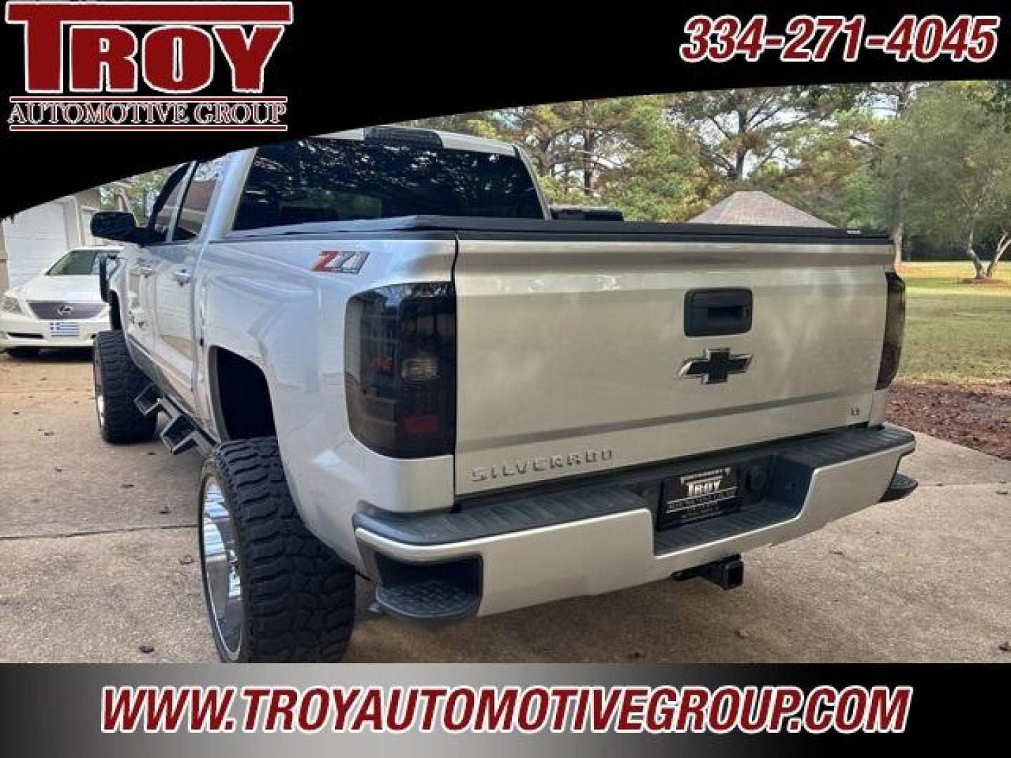 2018 Silver Ice Metallic /Black Chevrolet Silverado 1500 LT (3GCUKREC4JG) with an EcoTec3 5.3L V8 engine, Automatic transmission, located at 6812 Atlanta Hwy, Montgomery, AL, 36117, (334) 271-4045, 32.382118, -86.178673 - Recent Arrival!<br>Custom 12 Touch Screen Radio!!<br>22 Off-road Custom Chrome Wheels!<br>New 22 Tires!!<br>HDX Heavy Duty Brush Guard!!<br>HDX Step Bars!! <br>Custom Tail Lights!! Tow Package!!<br><br><br>Silver Ice Metallic 2018 Chevrolet Silverado 1500 LT 4WD LT2 EcoTec3 5.3L V8 6-Speed Automati - Photo#11