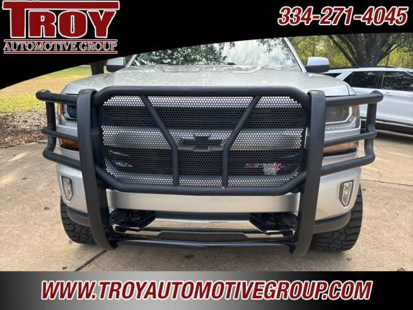 2018 Silver Ice Metallic /Black Chevrolet Silverado 1500 LT (3GCUKREC4JG) with an EcoTec3 5.3L V8 engine, Automatic transmission, located at 6812 Atlanta Hwy, Montgomery, AL, 36117, (334) 271-4045, 32.382118, -86.178673 - Recent Arrival!<br>Custom 12 Touch Screen Radio!!<br>22 Off-road Custom Chrome Wheels!<br>New 22 Tires!!<br>HDX Heavy Duty Brush Guard!!<br>HDX Step Bars!! <br>Custom Tail Lights!! Tow Package!!<br><br><br>Silver Ice Metallic 2018 Chevrolet Silverado 1500 LT 4WD LT2 EcoTec3 5.3L V8 6-Speed Automati - Photo#4