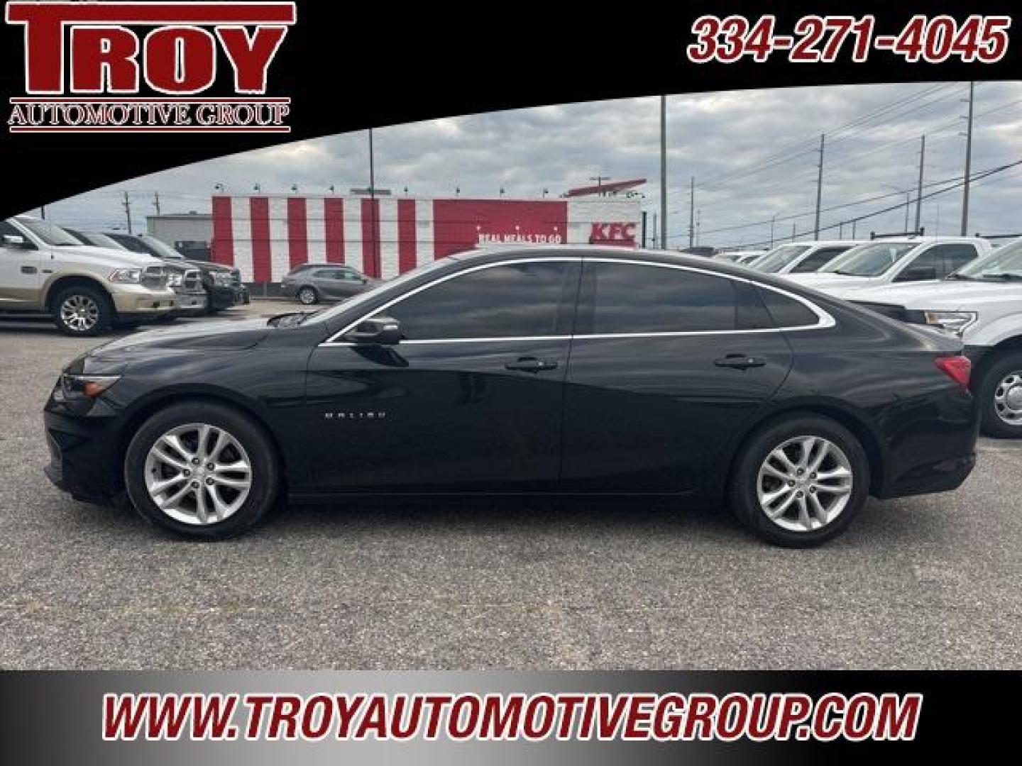 2017 Mosaic Black Metallic /Jet Black Chevrolet Malibu LT (1G1ZE5ST4HF) with an 1.5L DOHC engine, Automatic transmission, located at 6812 Atlanta Hwy, Montgomery, AL, 36117, (334) 271-4045, 32.382118, -86.178673 - Photo#1