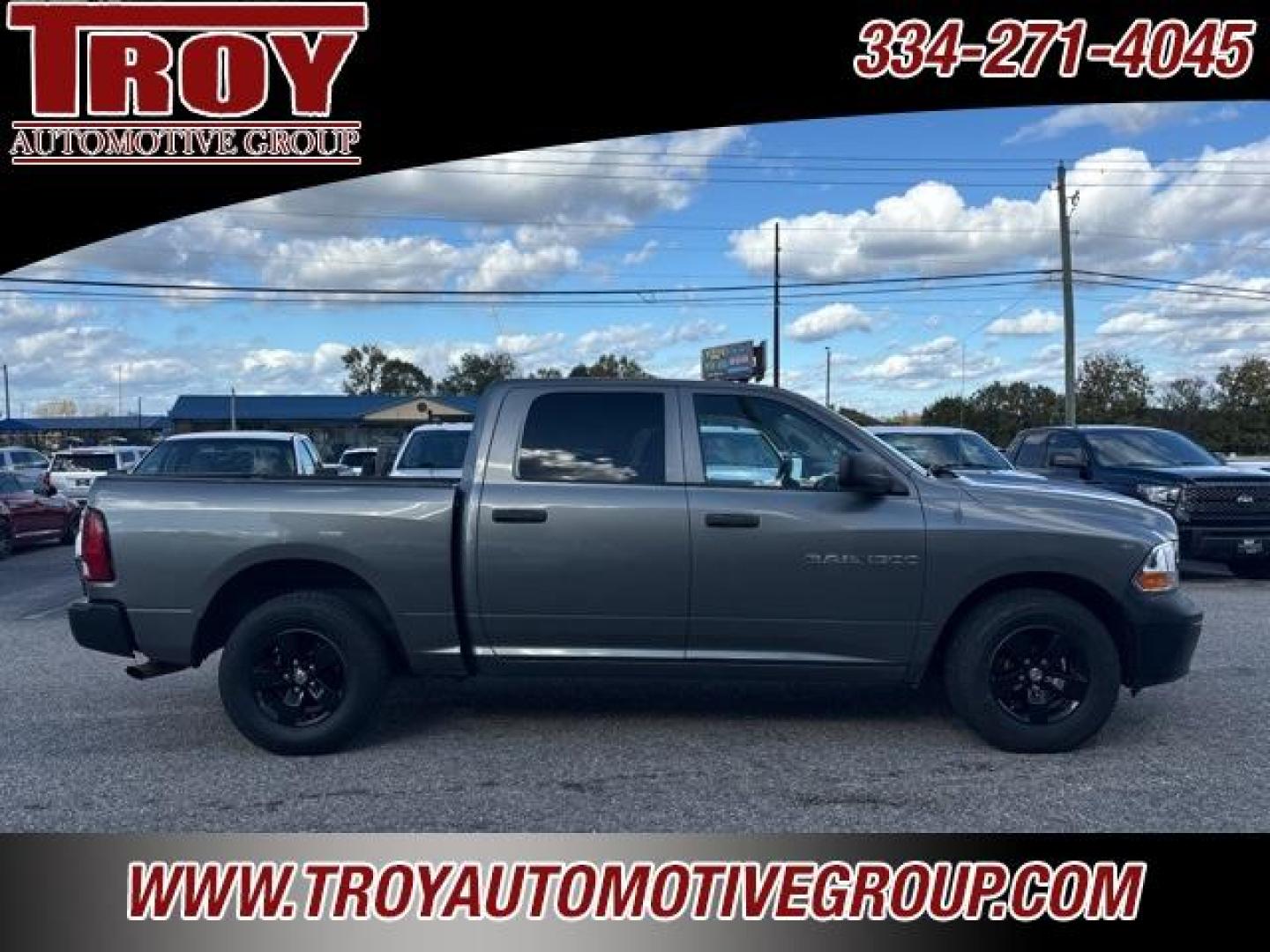 2012 Mineral Gray Metallic Clearcoat /Dark Slate/Medium Graystone Ram 1500 ST (1C6RD6KP1CS) with an 4.7L V8 FFV engine, Automatic transmission, located at 6812 Atlanta Hwy, Montgomery, AL, 36117, (334) 271-4045, 32.382118, -86.178673 - Mineral Gray Metallic Clearcoat 2012 Ram 1500 ST RWD 4.7L V8 FFV 6-Speed Automatic<br><br>Financing Available---Top Value for Trades.<br><br><br>Awards:<br> * 2012 KBB.com 10 Best Used Trucks Under $20,000 - Photo#2