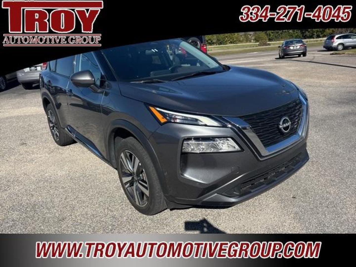 2023 Gun Metallic /Charcoal Nissan Rogue SL (5N1BT3CB8PC) with an 1.5L I3 Turbocharged DOHC 12V LEV3-ULEV50 201hp engine, CVT transmission, located at 6812 Atlanta Hwy, Montgomery, AL, 36117, (334) 271-4045, 32.382118, -86.178673 - Gun Metallic 2023 Nissan Rogue SL AWD 1.5L I3 Turbocharged DOHC 12V LEV3-ULEV50 201hp CVT with Xtronic<br><br>Financing Available---Top Value for Trades.<br><br>28/34 City/Highway MPG - Photo#6