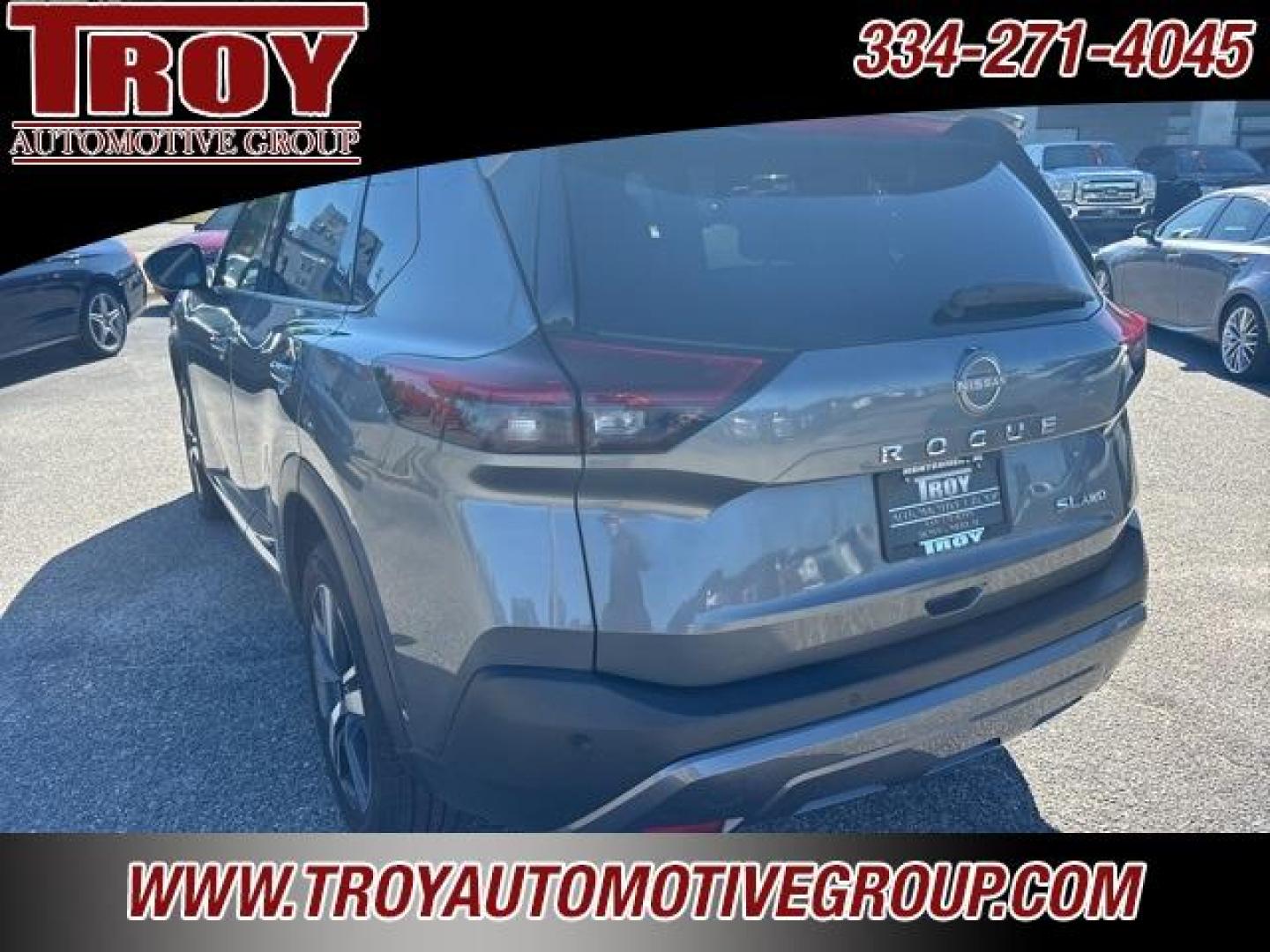 2023 Gun Metallic /Charcoal Nissan Rogue SL (5N1BT3CB8PC) with an 1.5L I3 Turbocharged DOHC 12V LEV3-ULEV50 201hp engine, CVT transmission, located at 6812 Atlanta Hwy, Montgomery, AL, 36117, (334) 271-4045, 32.382118, -86.178673 - Gun Metallic 2023 Nissan Rogue SL AWD 1.5L I3 Turbocharged DOHC 12V LEV3-ULEV50 201hp CVT with Xtronic<br><br>Financing Available---Top Value for Trades.<br><br>28/34 City/Highway MPG - Photo#13