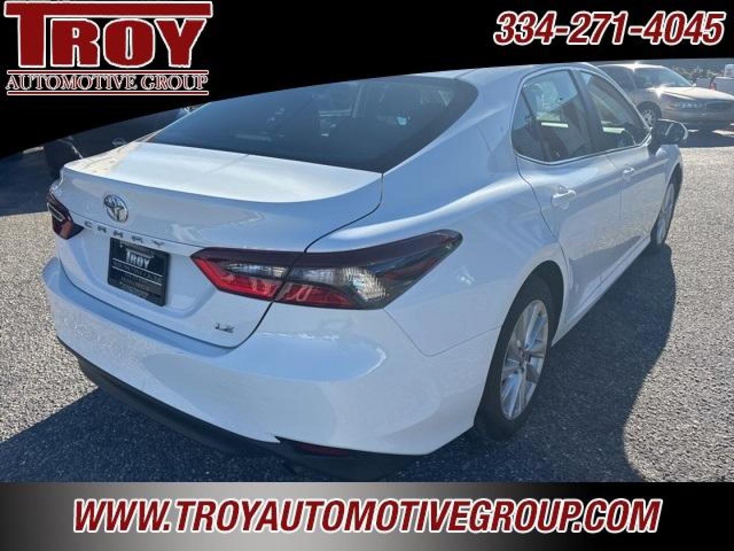 2023 Ice Cap /Black Toyota Camry LE (4T1C11AKXPU) with an 2.5L I4 DOHC 16V engine, Automatic transmission, located at 6812 Atlanta Hwy, Montgomery, AL, 36117, (334) 271-4045, 32.382118, -86.178673 - White 2023 Toyota Camry LE FWD 2.5L I4 DOHC 16V 8-Speed Automatic<br><br>Financing Available---Top Value for Trades.<br><br>28/39 City/Highway MPG - Photo#9