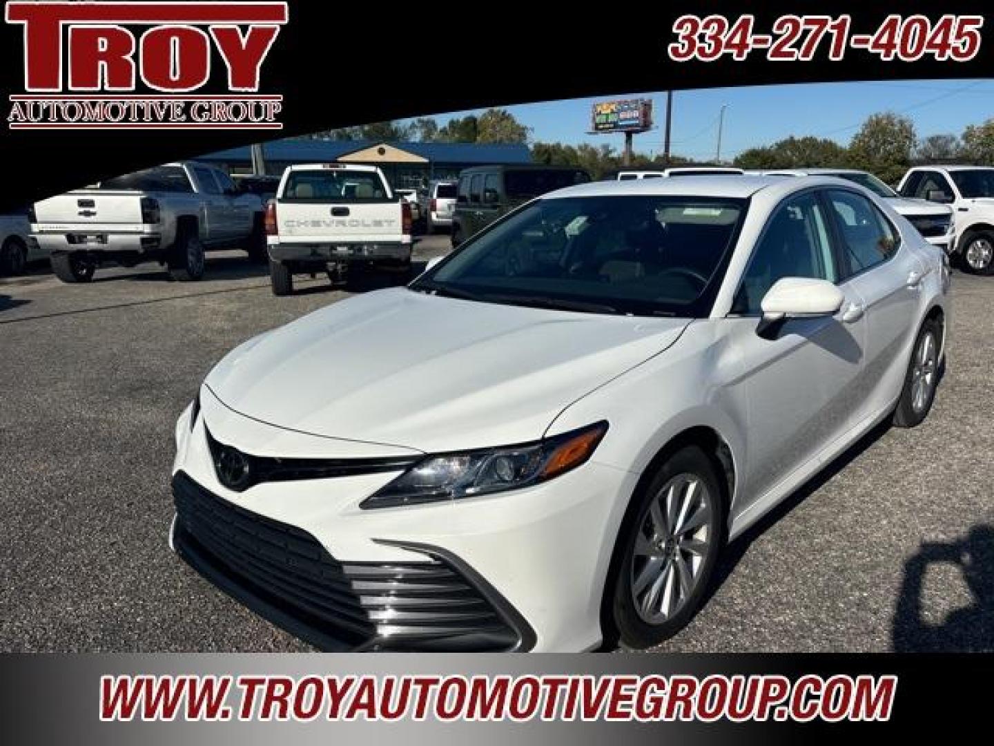 2023 Ice Cap /Black Toyota Camry LE (4T1C11AKXPU) with an 2.5L I4 DOHC 16V engine, Automatic transmission, located at 6812 Atlanta Hwy, Montgomery, AL, 36117, (334) 271-4045, 32.382118, -86.178673 - White 2023 Toyota Camry LE FWD 2.5L I4 DOHC 16V 8-Speed Automatic<br><br>Financing Available---Top Value for Trades.<br><br>28/39 City/Highway MPG - Photo#3