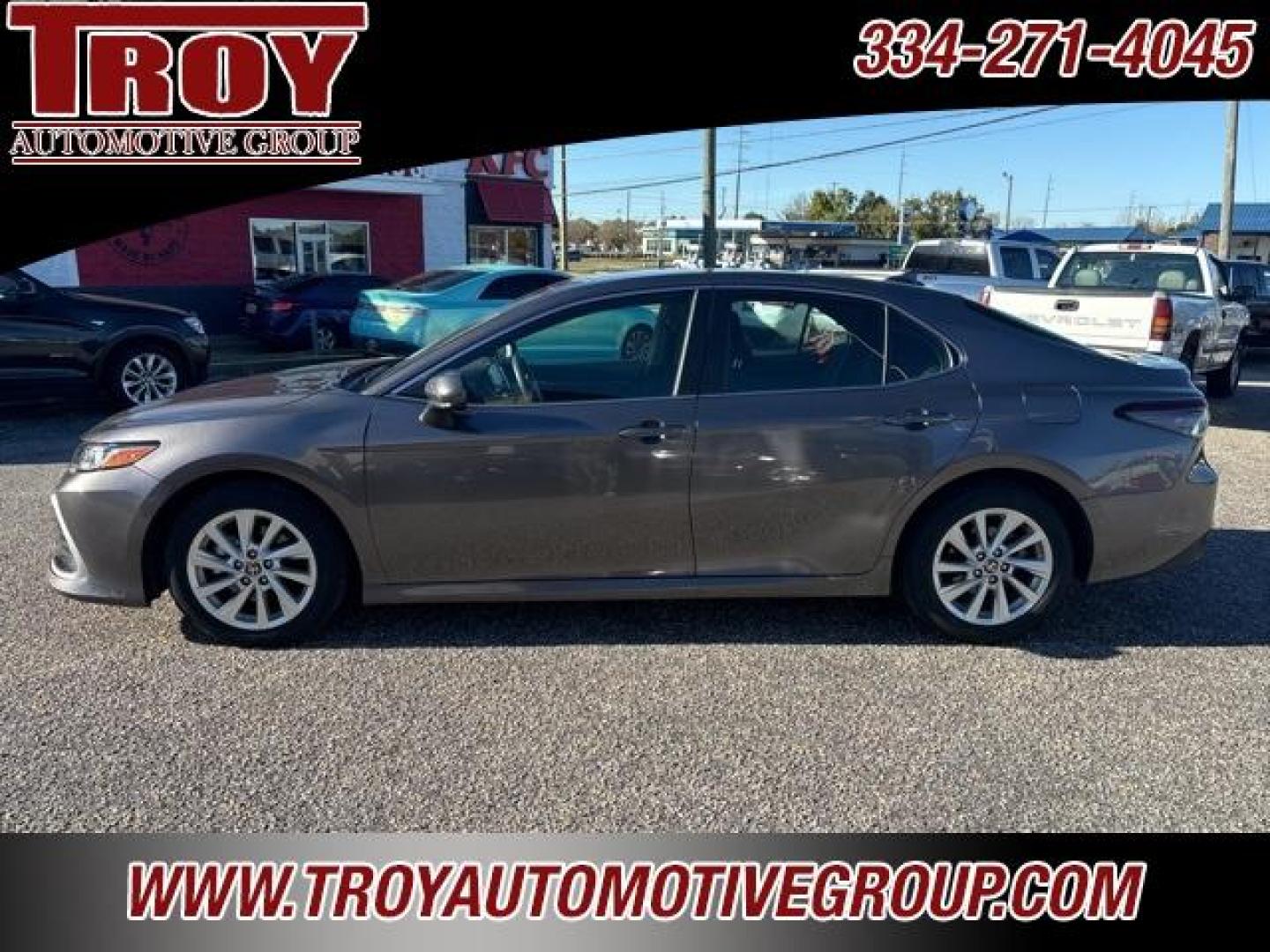 2024 Gray /Black Toyota Camry LE (4T1C11AKXRU) with an 2.5L I4 DOHC 16V engine, Automatic transmission, located at 6812 Atlanta Hwy, Montgomery, AL, 36117, (334) 271-4045, 32.382118, -86.178673 - Gray 2024 Toyota Camry LE FWD 2.5L I4 DOHC 16V 8-Speed Automatic<br><br>Financing Available---Top Value for Trades.<br><br>28/39 City/Highway MPG - Photo#1